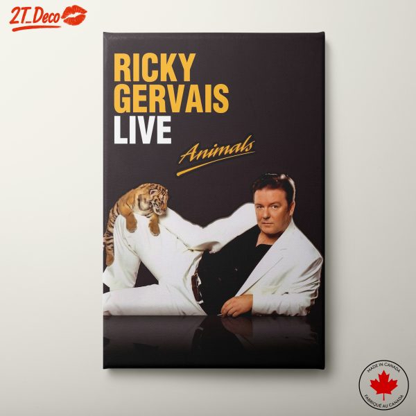 Ricky Gervais Live Comedy Show Poster
