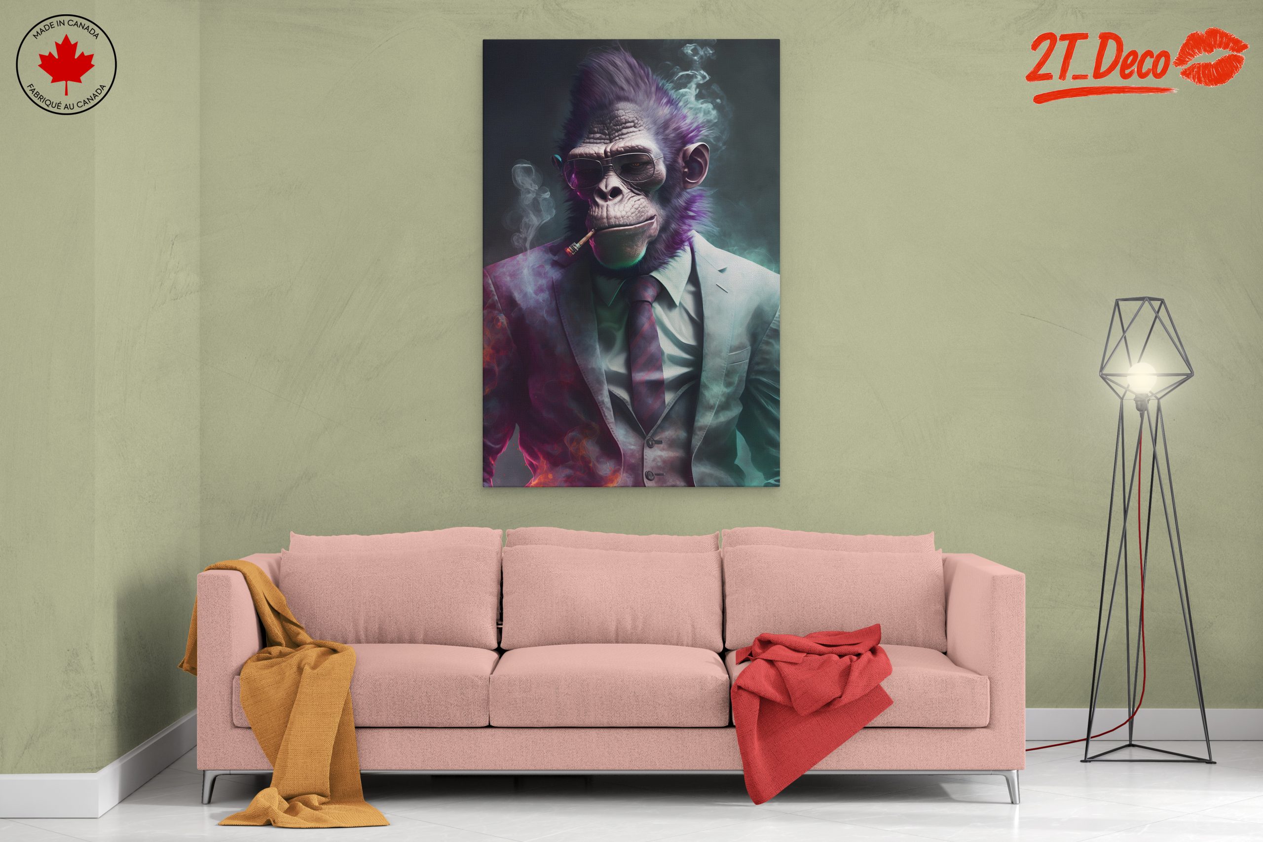 Stylized Gorilla Character in Suit Art - Image 2