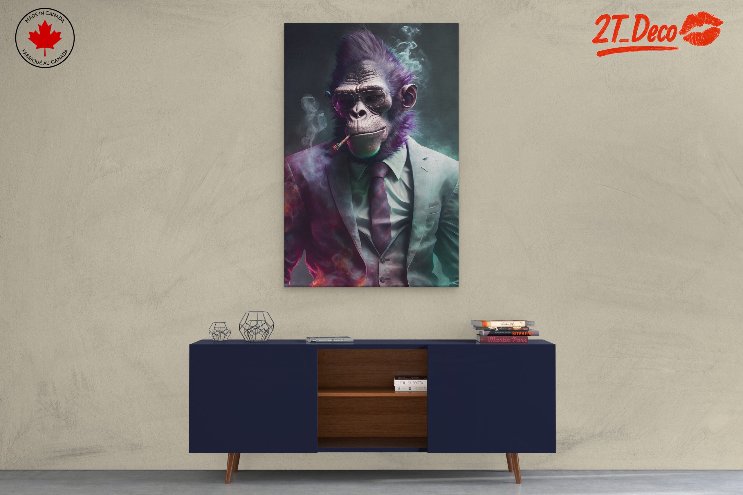 Stylized Gorilla Character in Suit Art - Image 3