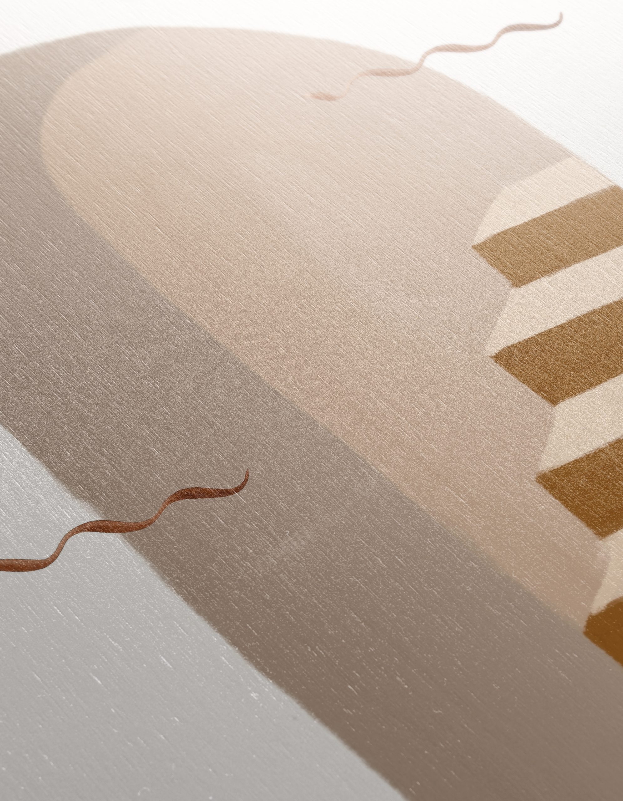 Abstract Staircase and Sun Artwork - Image 12