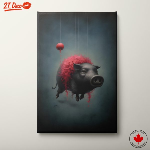 Artistic Representation of a Pig