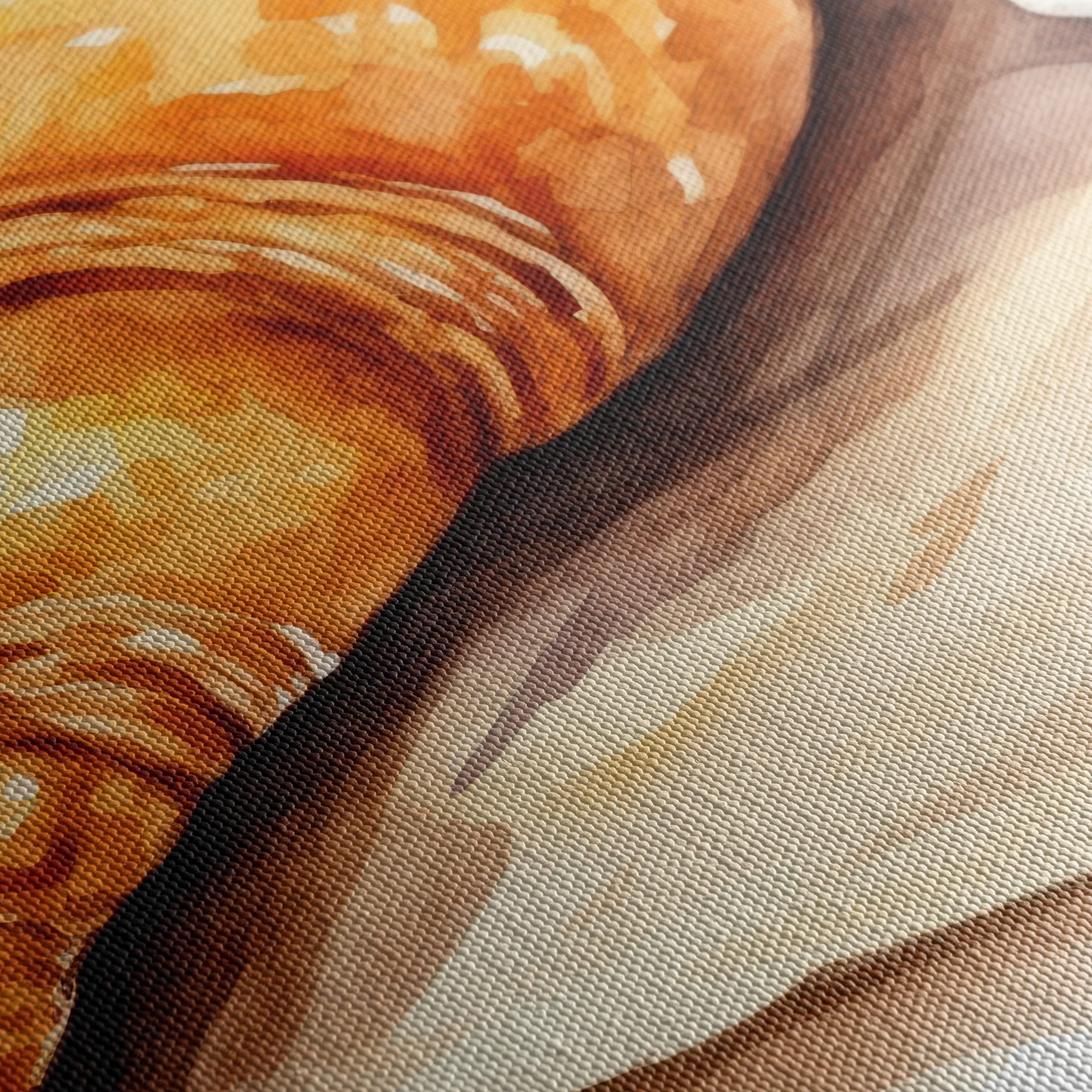 Watercolor Croissant and Coffee Artwork - Image 5