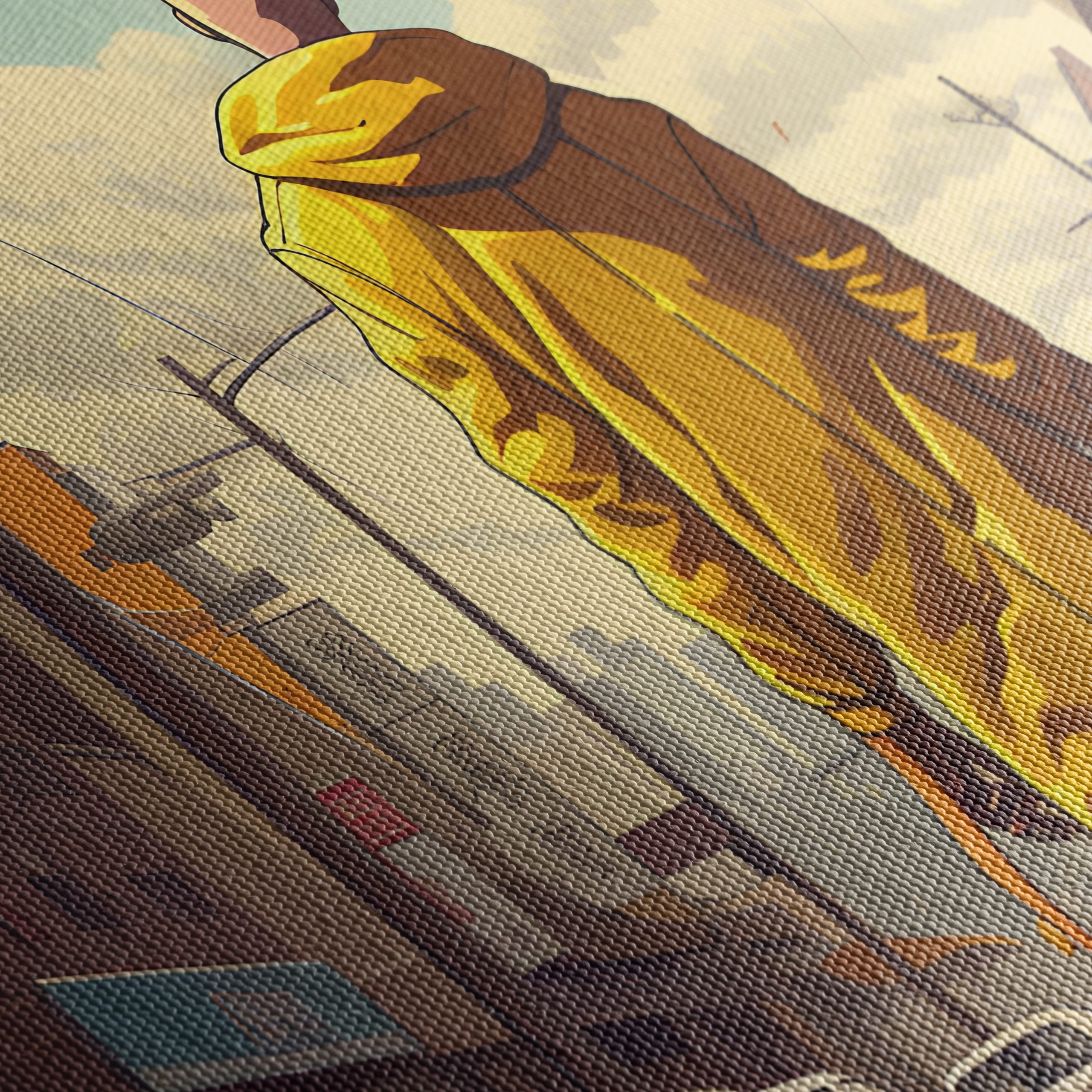 One Punch Man Walking Through Urban Ruins - Image 5