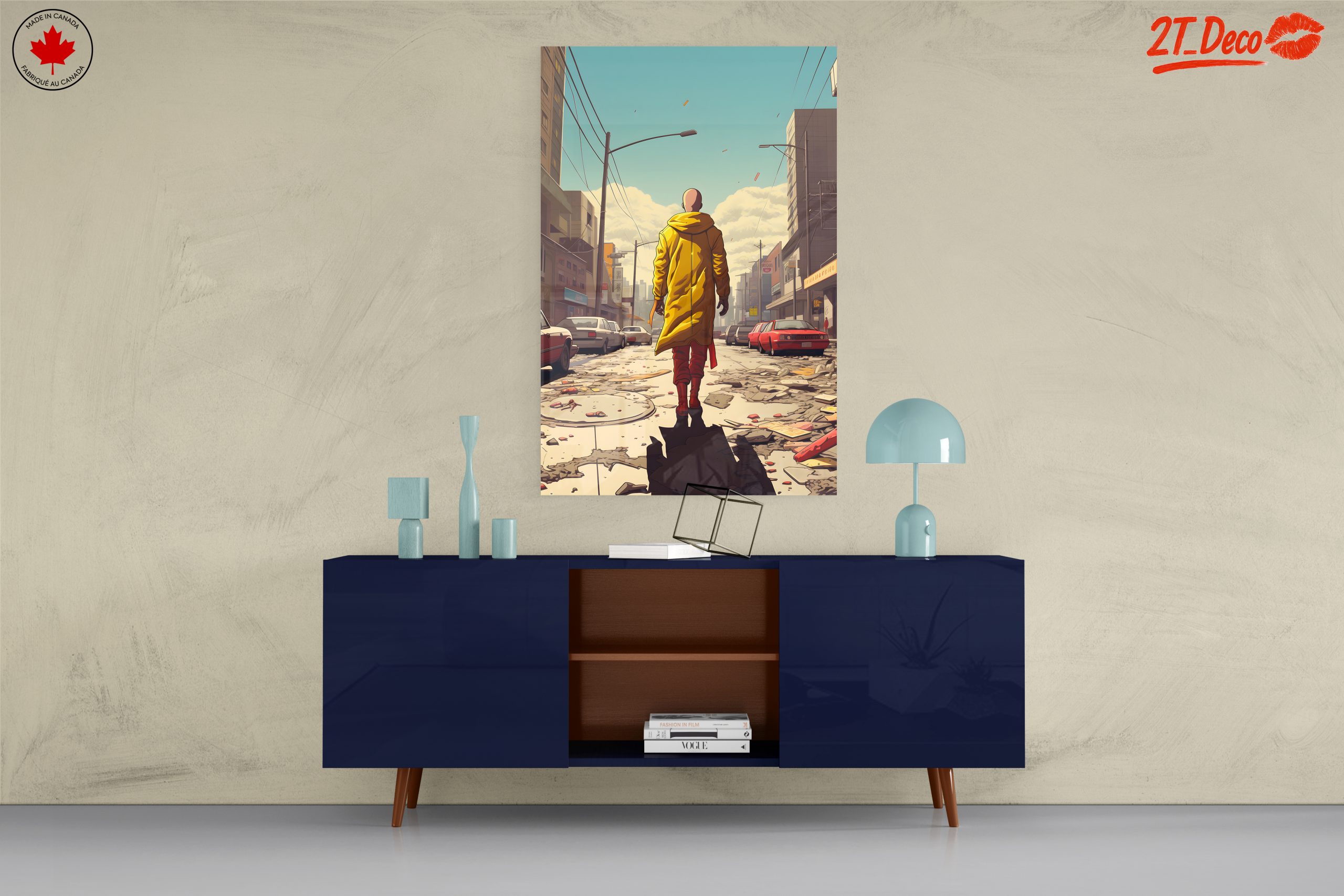 One Punch Man Walking Through Urban Ruins - Image 8