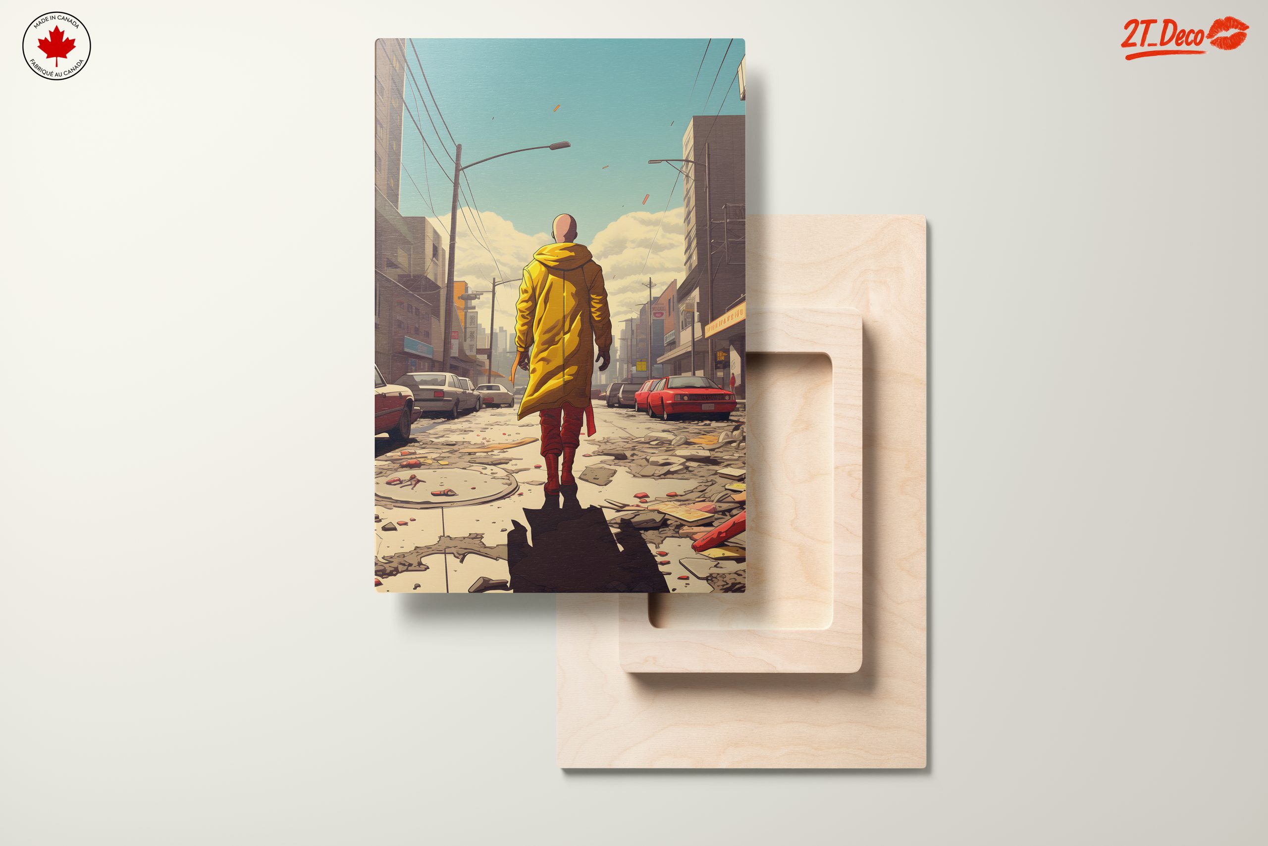 One Punch Man Walking Through Urban Ruins - Image 11