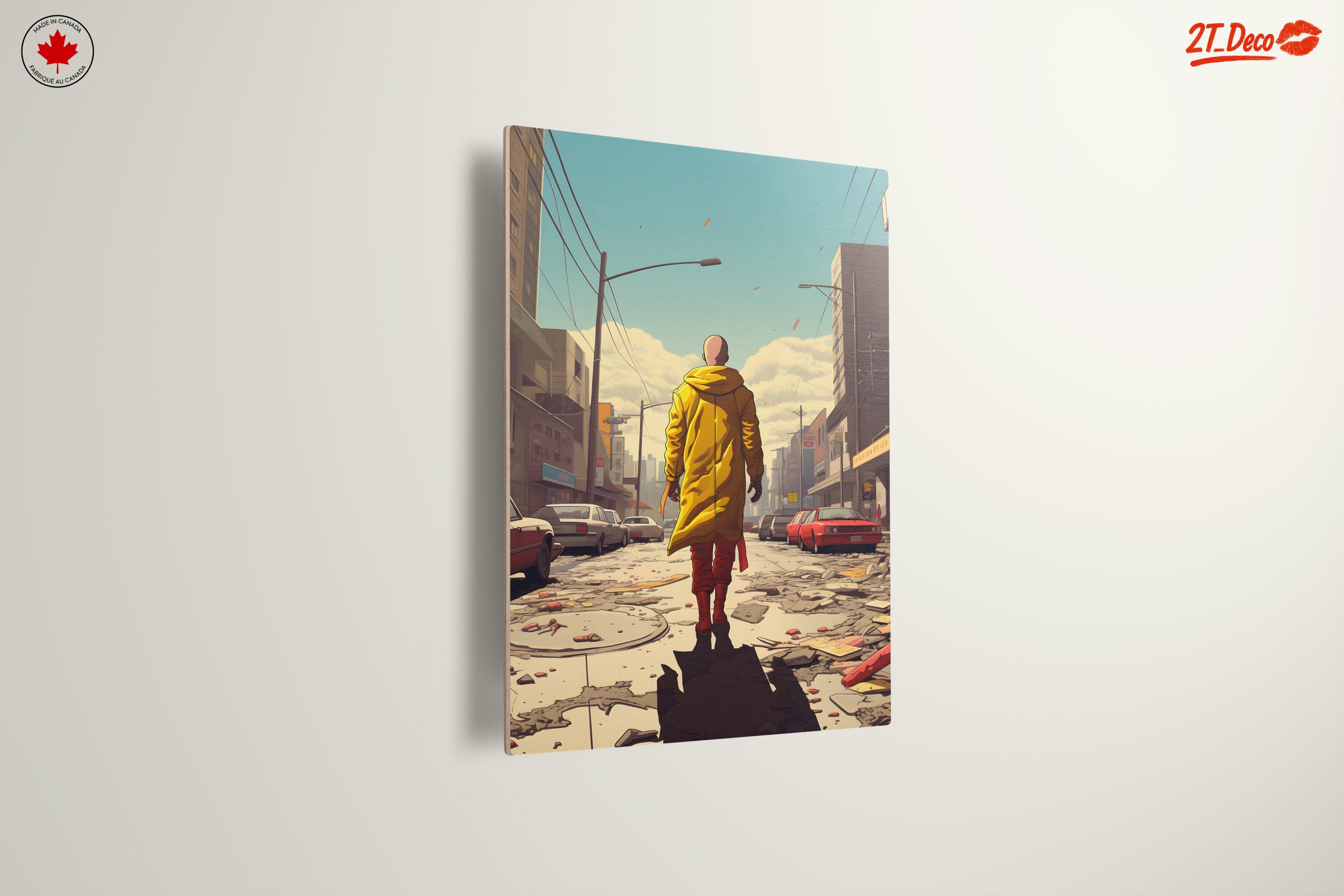One Punch Man Walking Through Urban Ruins - Image 13