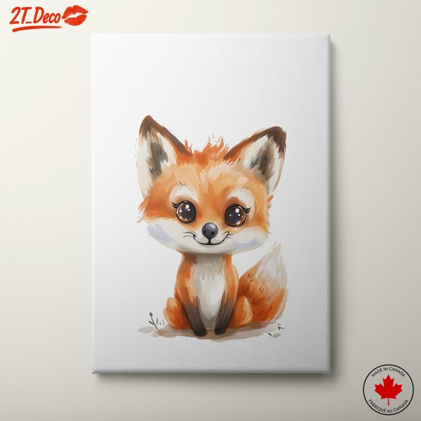 Charming Cute Fox Illustration