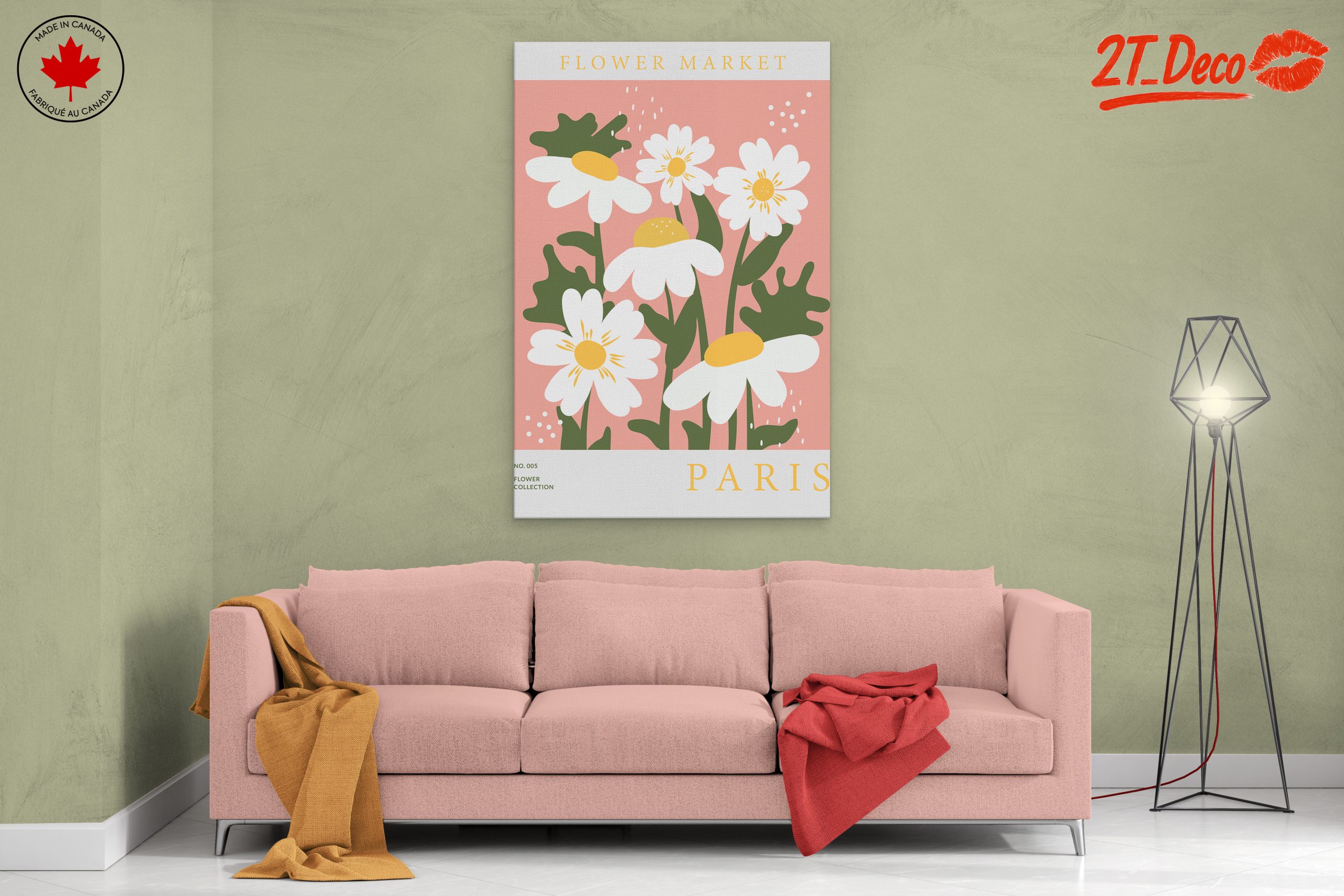 Flower Market Art Inspired by Paris - Image 2
