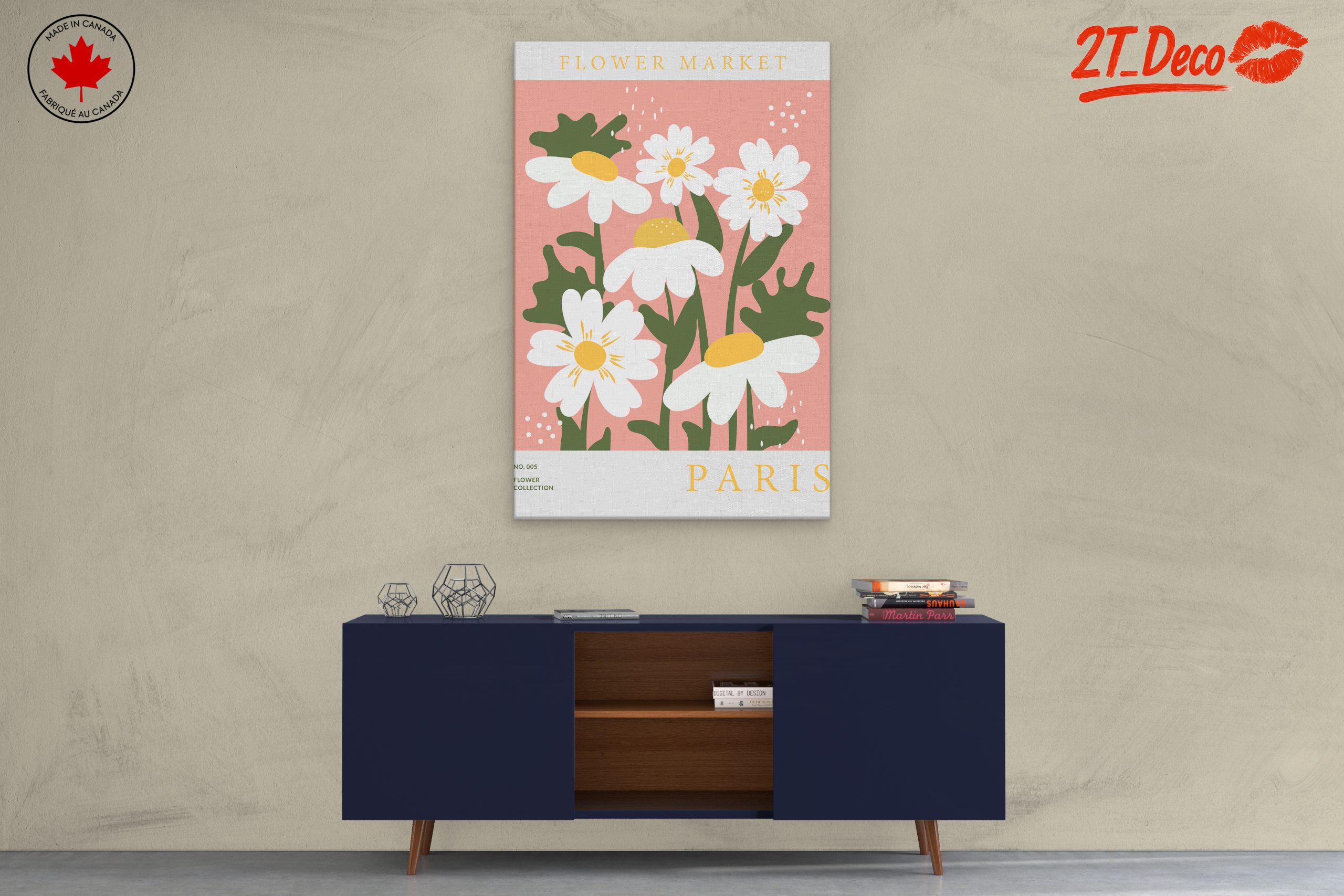 Flower Market Art Inspired by Paris - Image 3