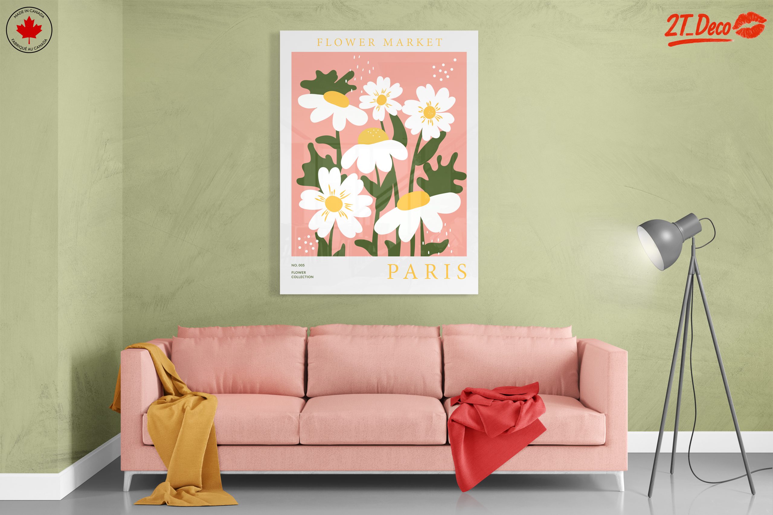 Flower Market Art Inspired by Paris - Image 7