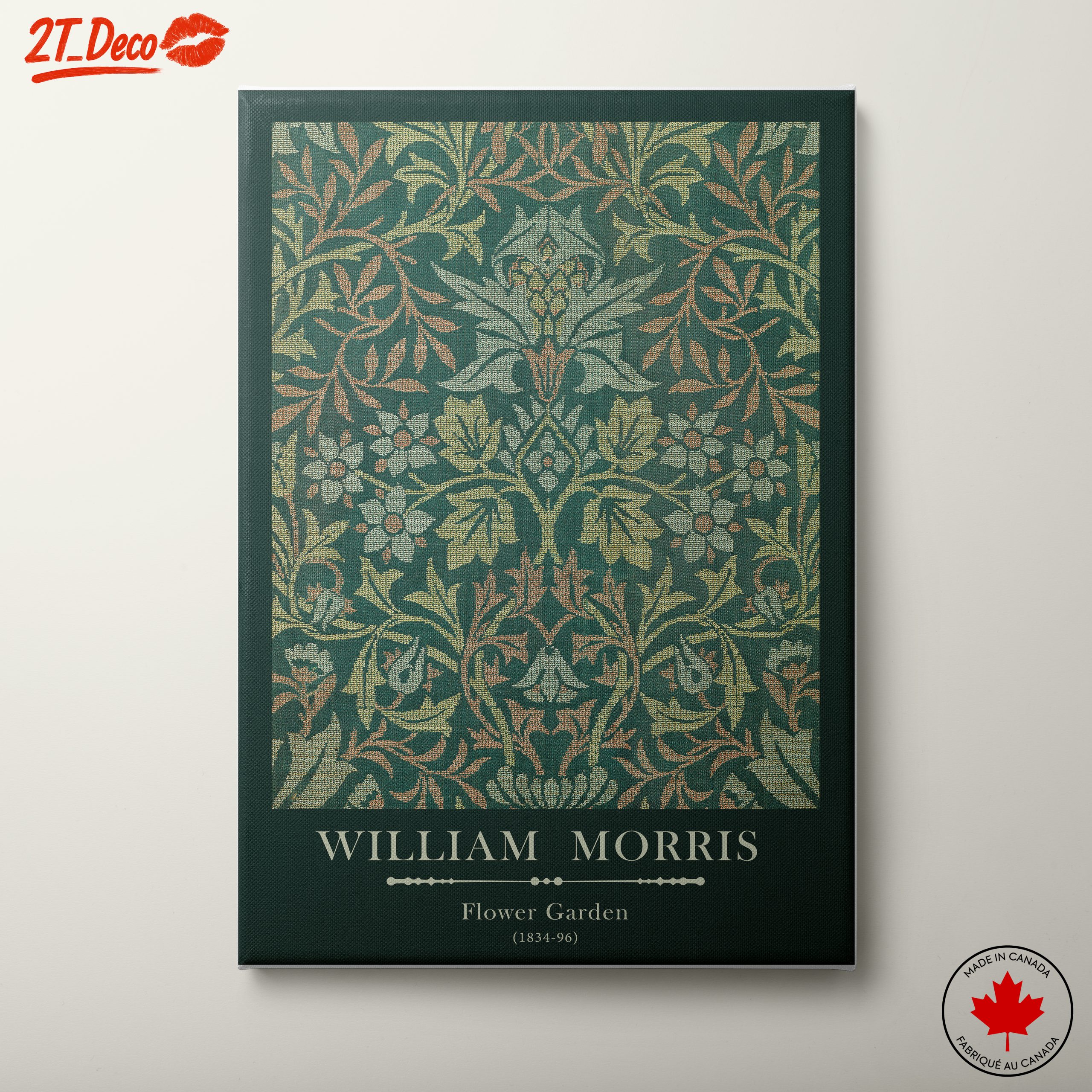 William Morris Floral Garden Art