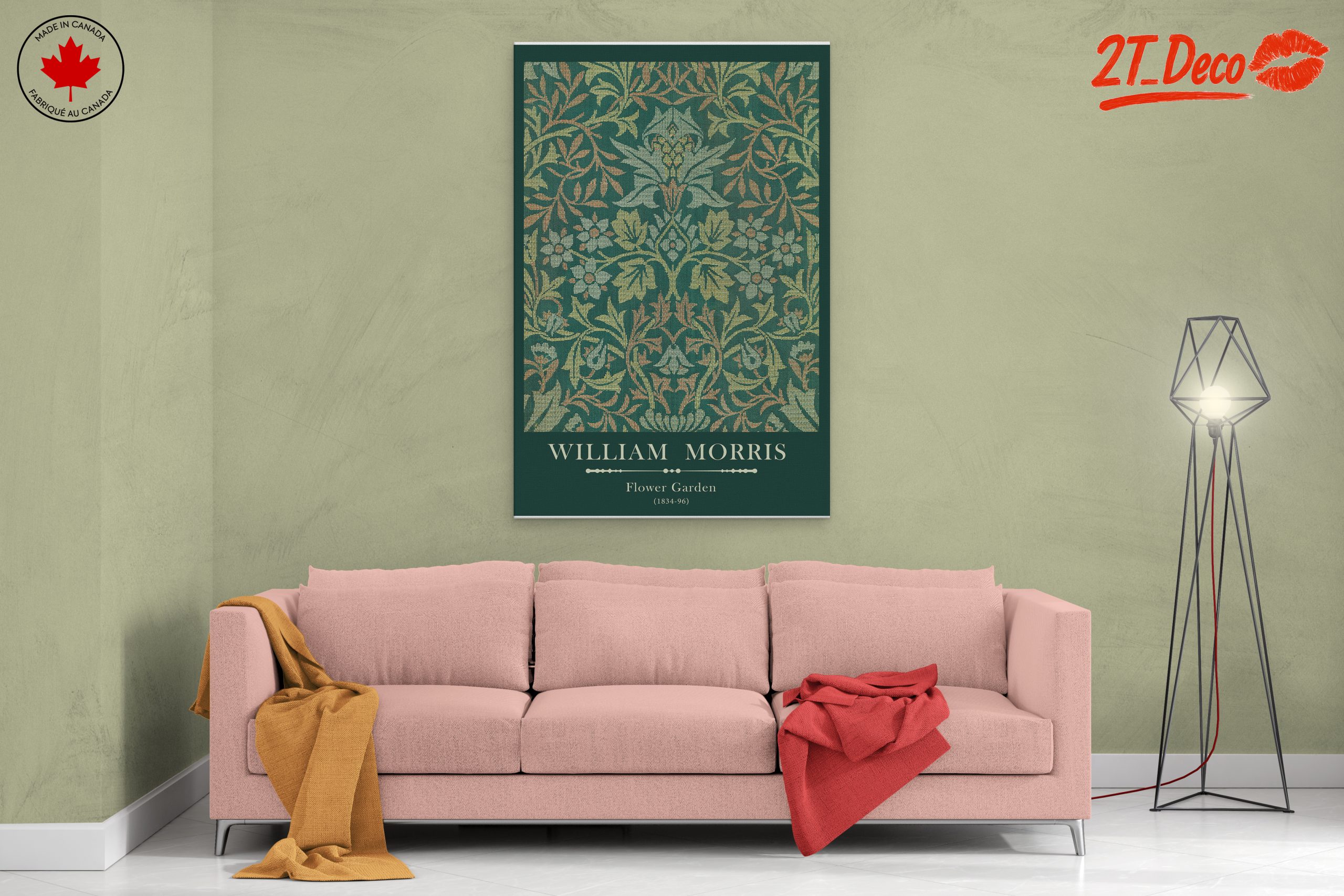 William Morris Floral Garden Art - Image 2