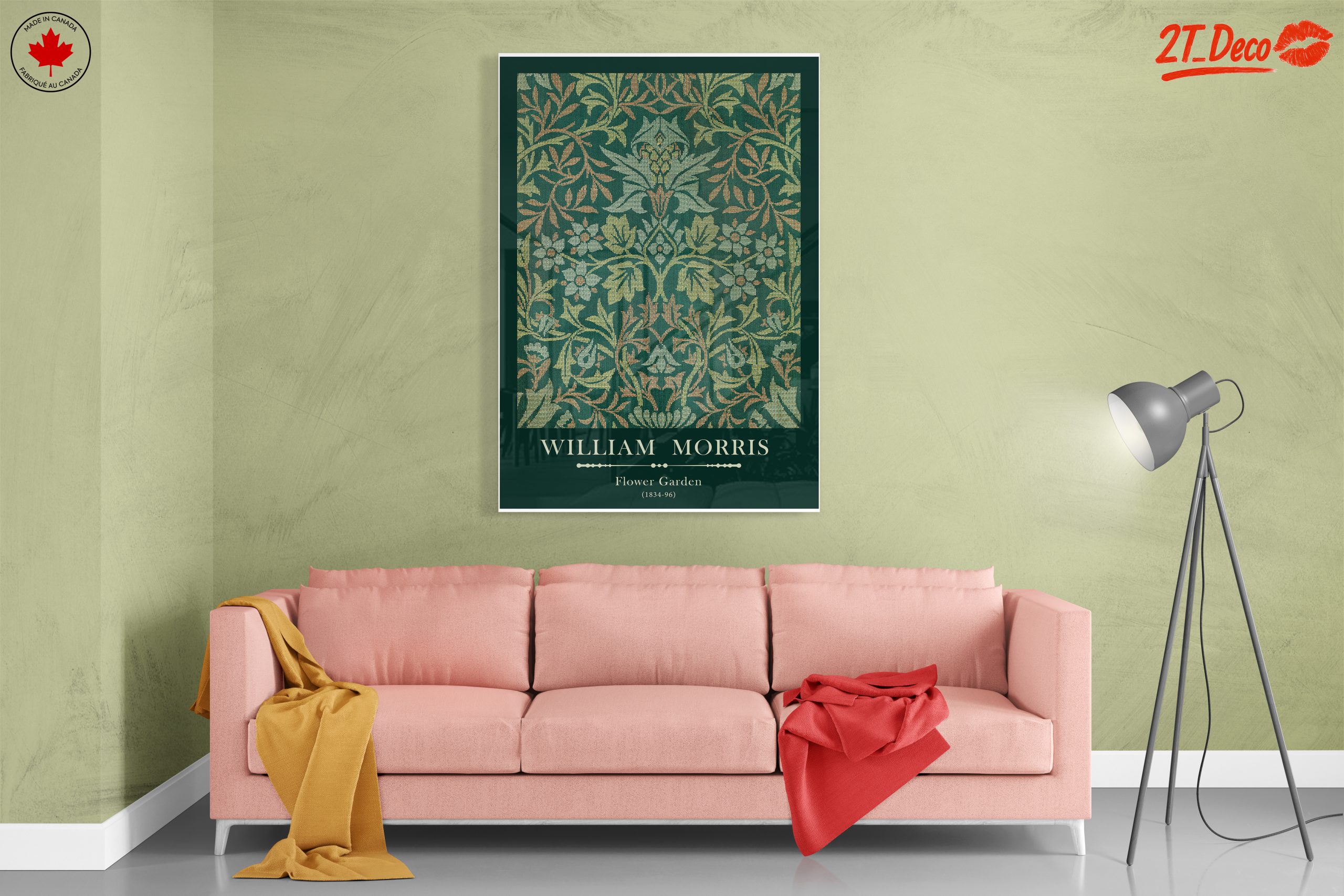 William Morris Floral Garden Art - Image 7