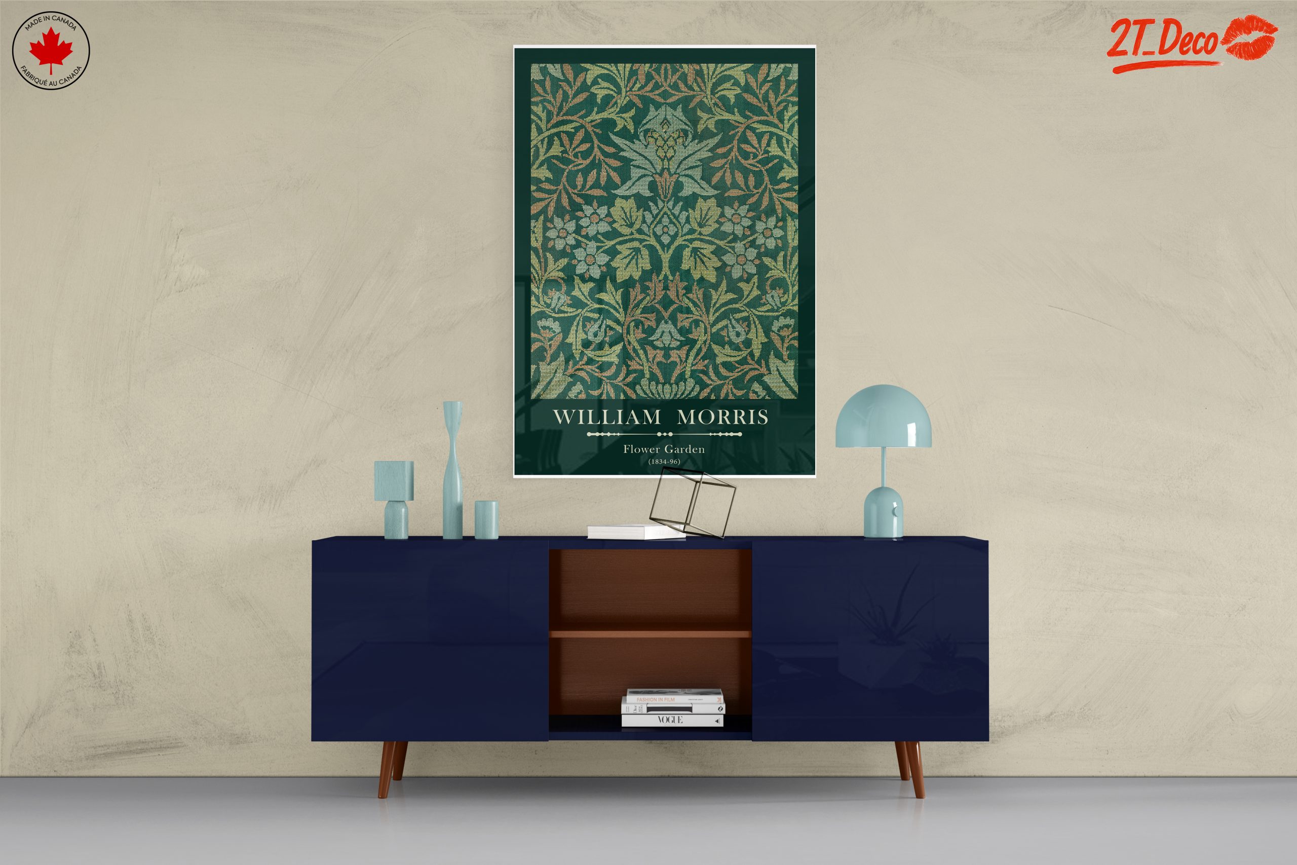 William Morris Floral Garden Art - Image 8