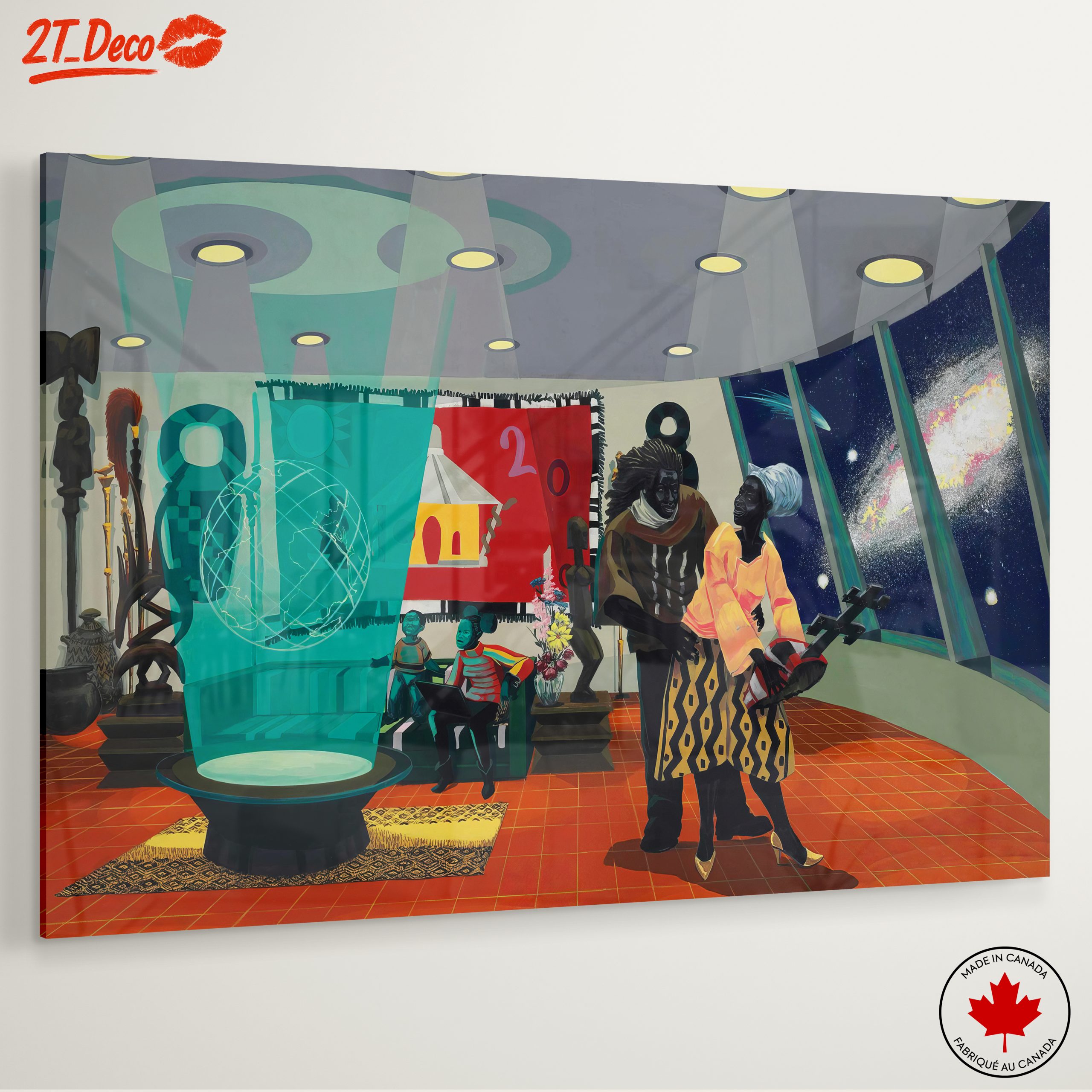 Contemporary Cultural Scene with Futuristic Elements - Image 6
