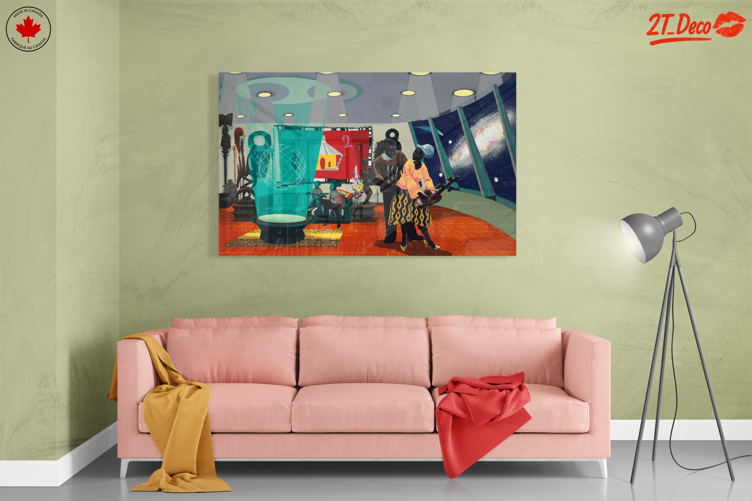 Contemporary Cultural Scene with Futuristic Elements - Image 7