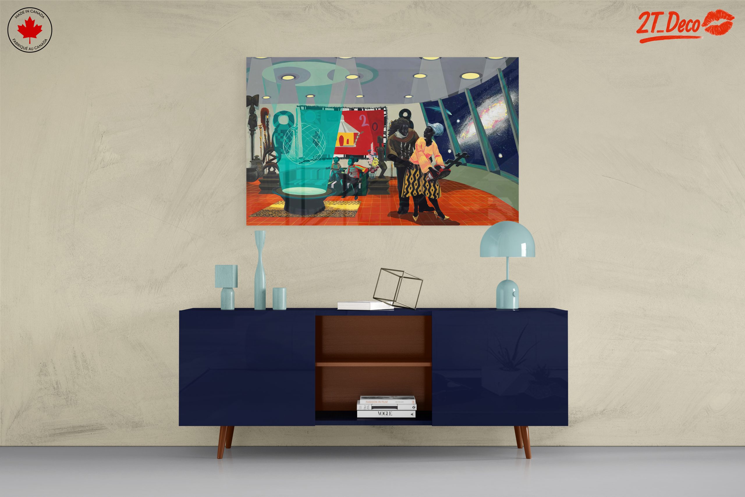 Contemporary Cultural Scene with Futuristic Elements - Image 8
