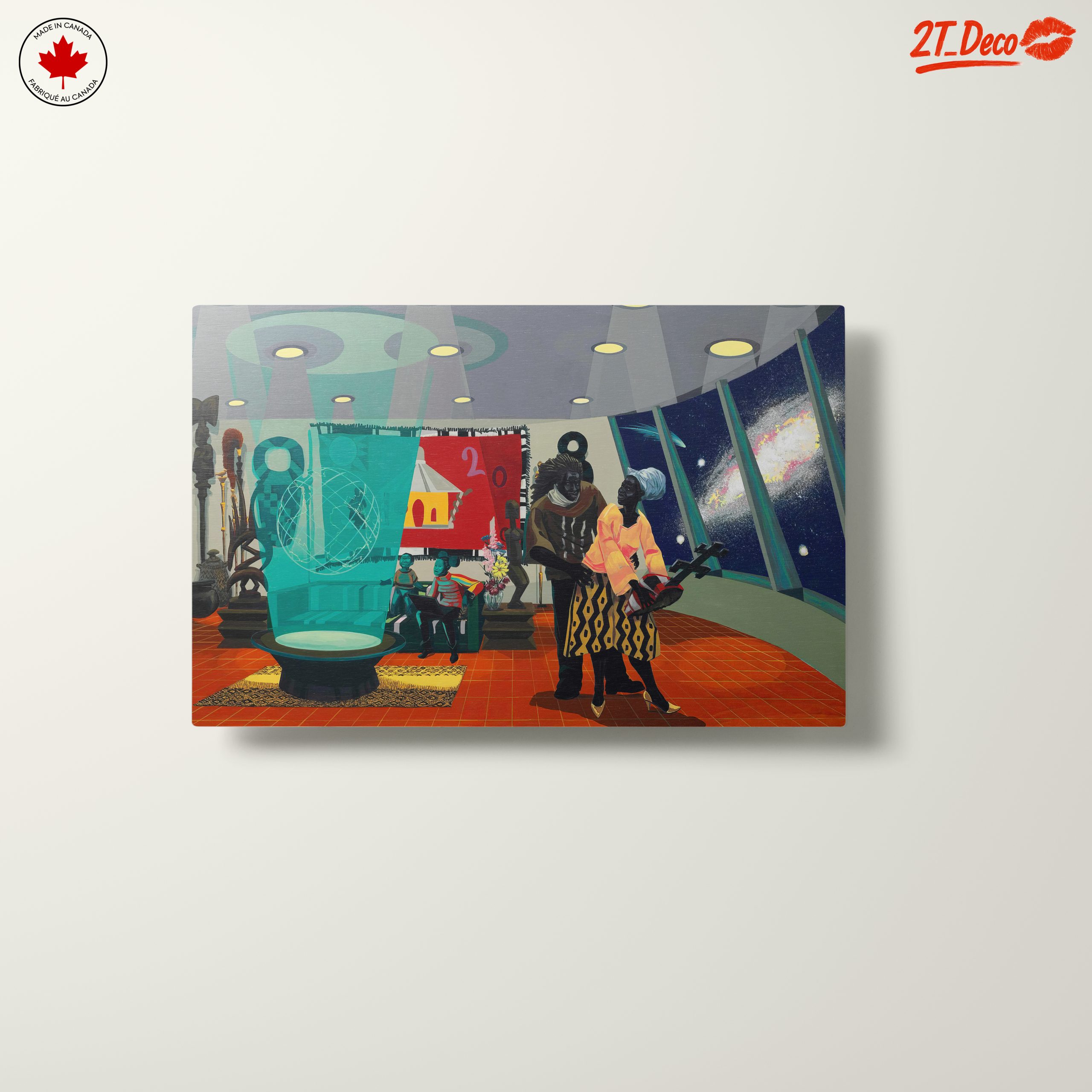Contemporary Cultural Scene with Futuristic Elements - Image 10