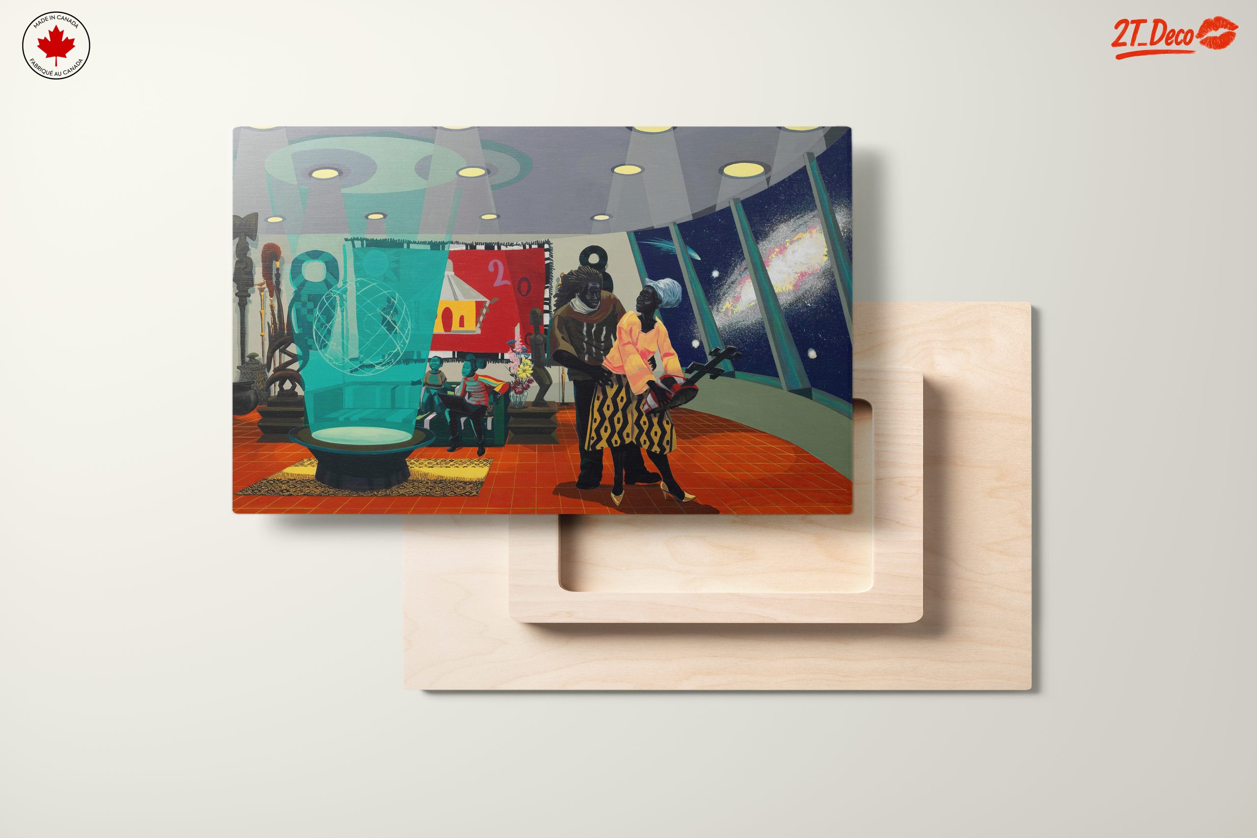 Contemporary Cultural Scene with Futuristic Elements - Image 11
