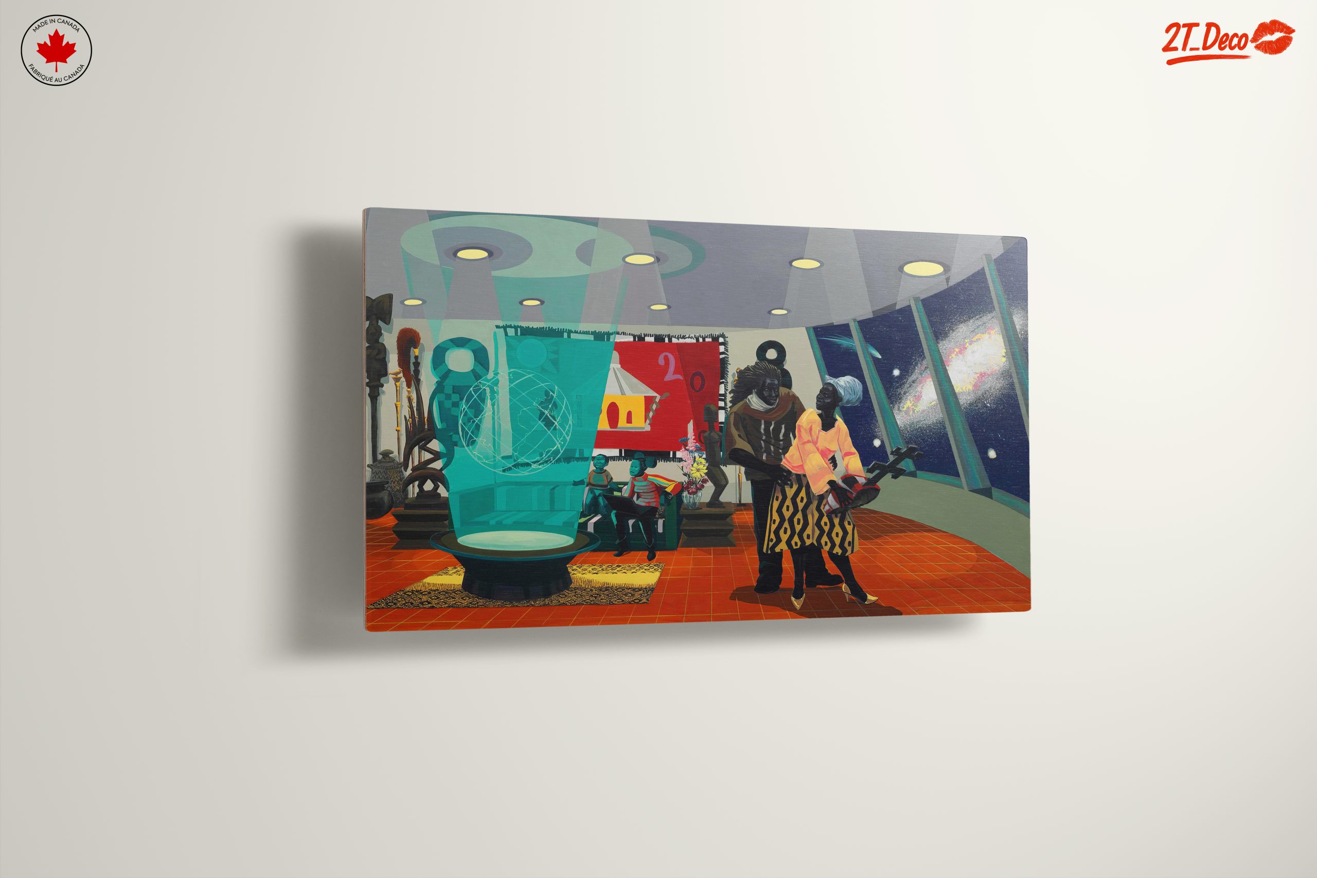 Contemporary Cultural Scene with Futuristic Elements - Image 13