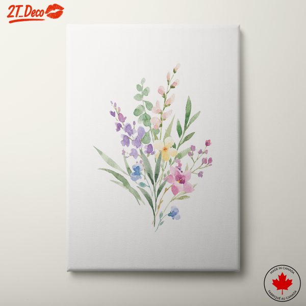 Elegant Floral Watercolor Arrangement