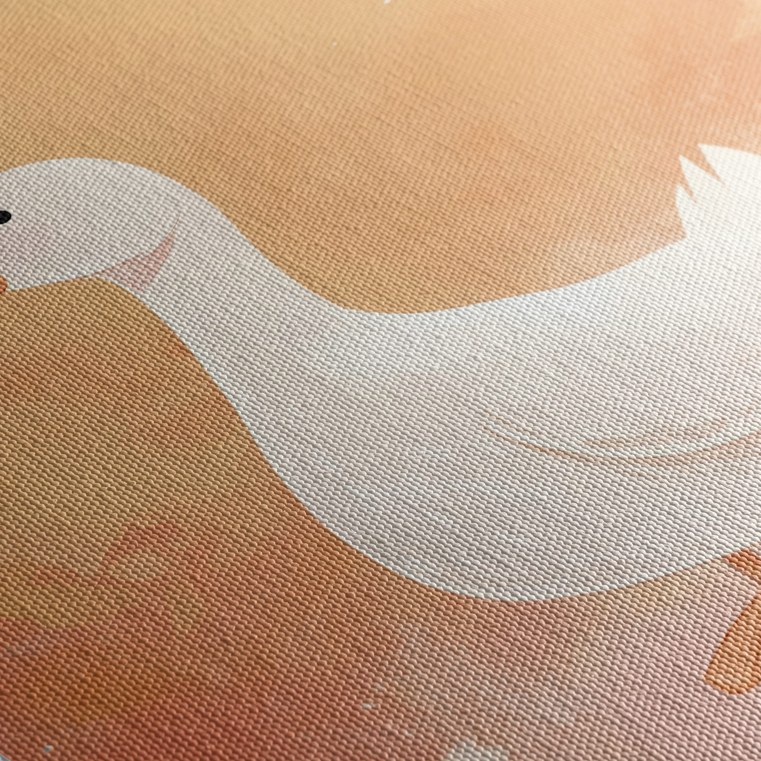 Adorable Duck Illustration on Whimsical Background - Image 5