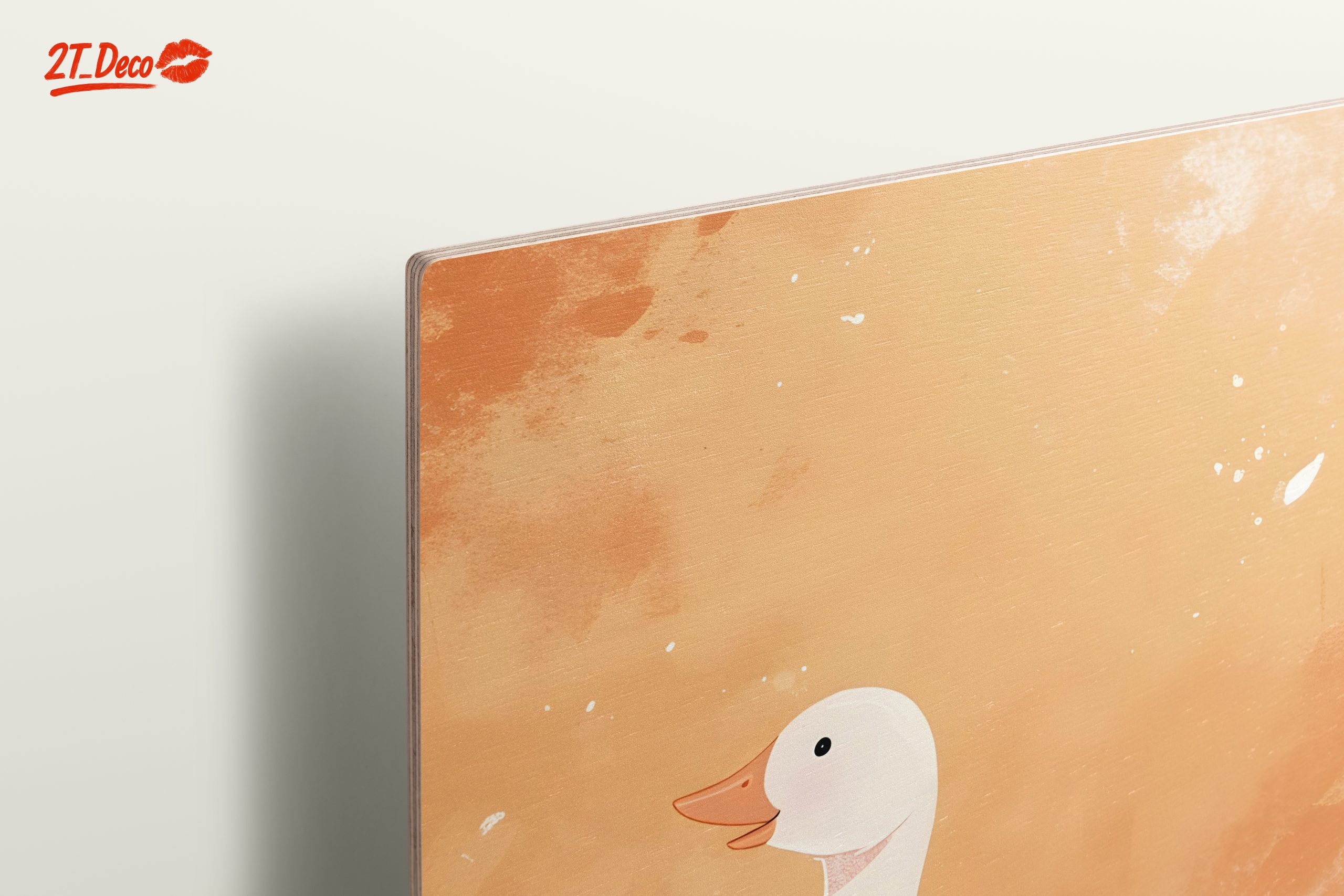 Adorable Duck Illustration on Whimsical Background - Image 15
