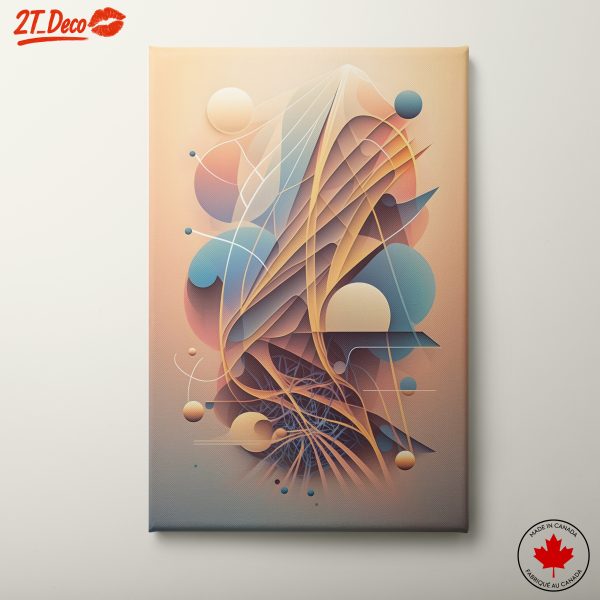 Pastel Abstract Geometric Art