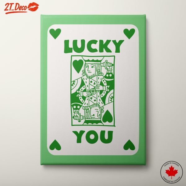 Lucky You Playing Card Art 12