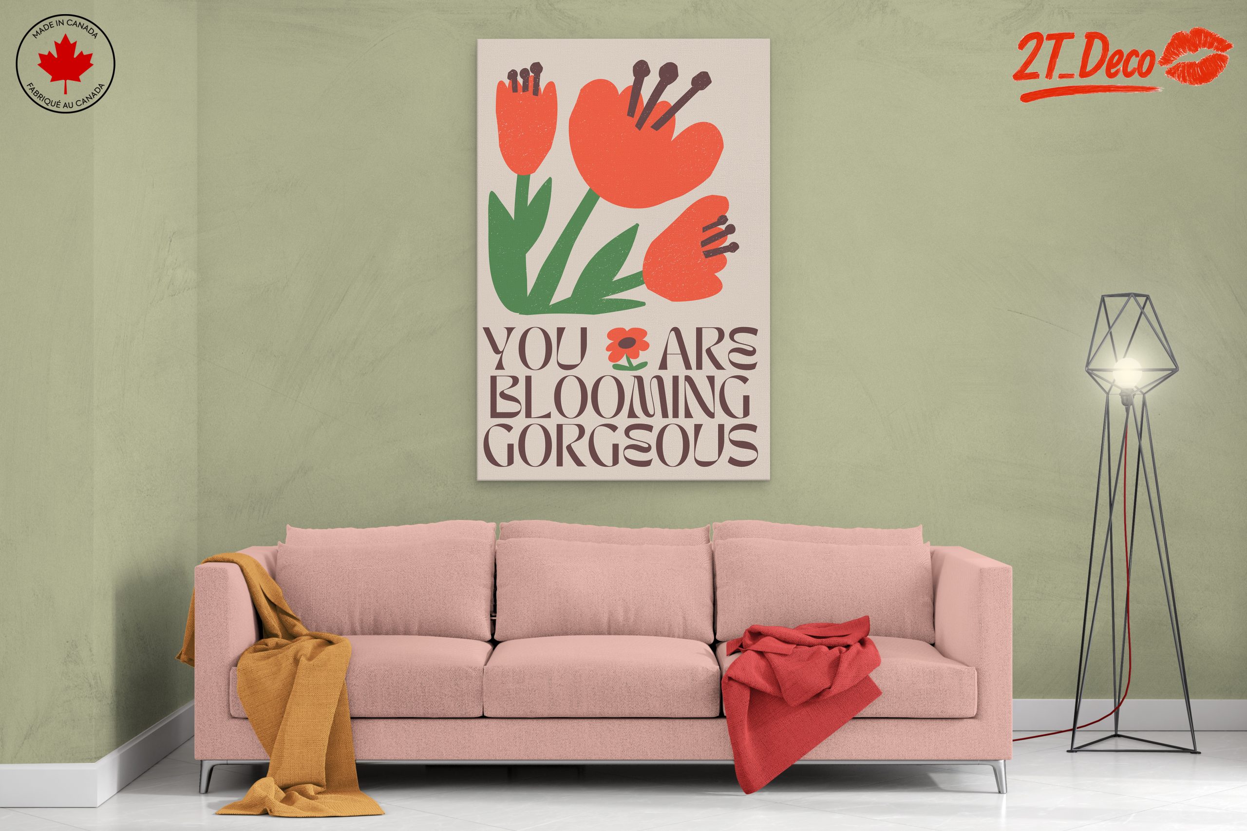 You Are Blooming Gorgeous Floral Art - Image 2