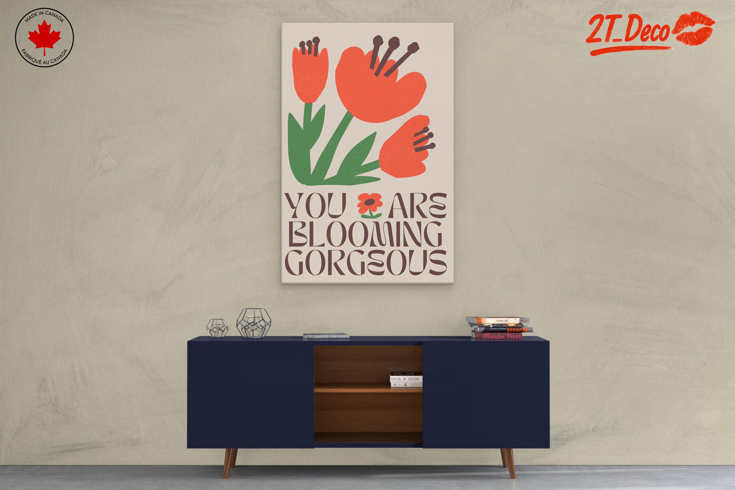 You Are Blooming Gorgeous Floral Art - Image 3