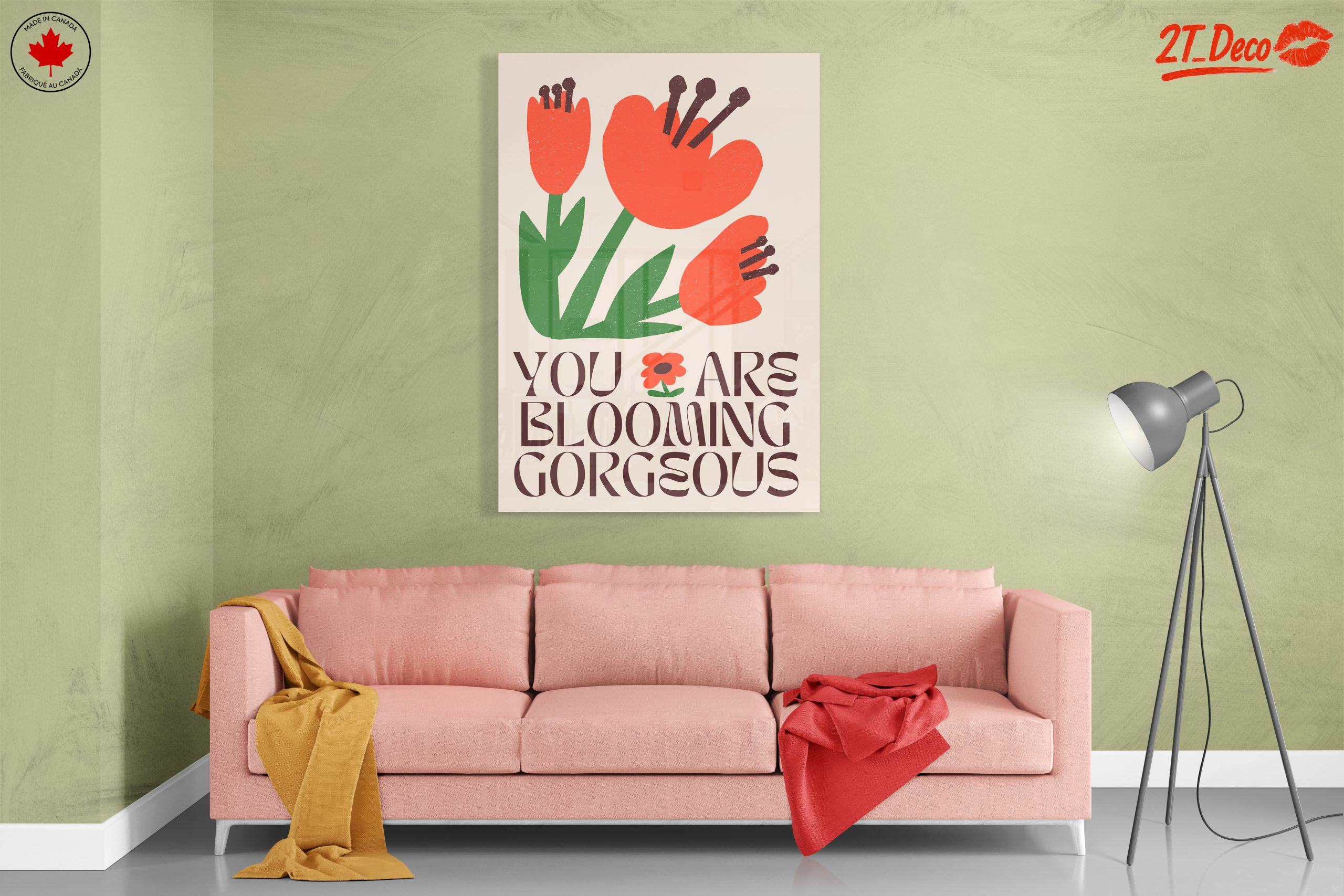 You Are Blooming Gorgeous Floral Art - Image 7