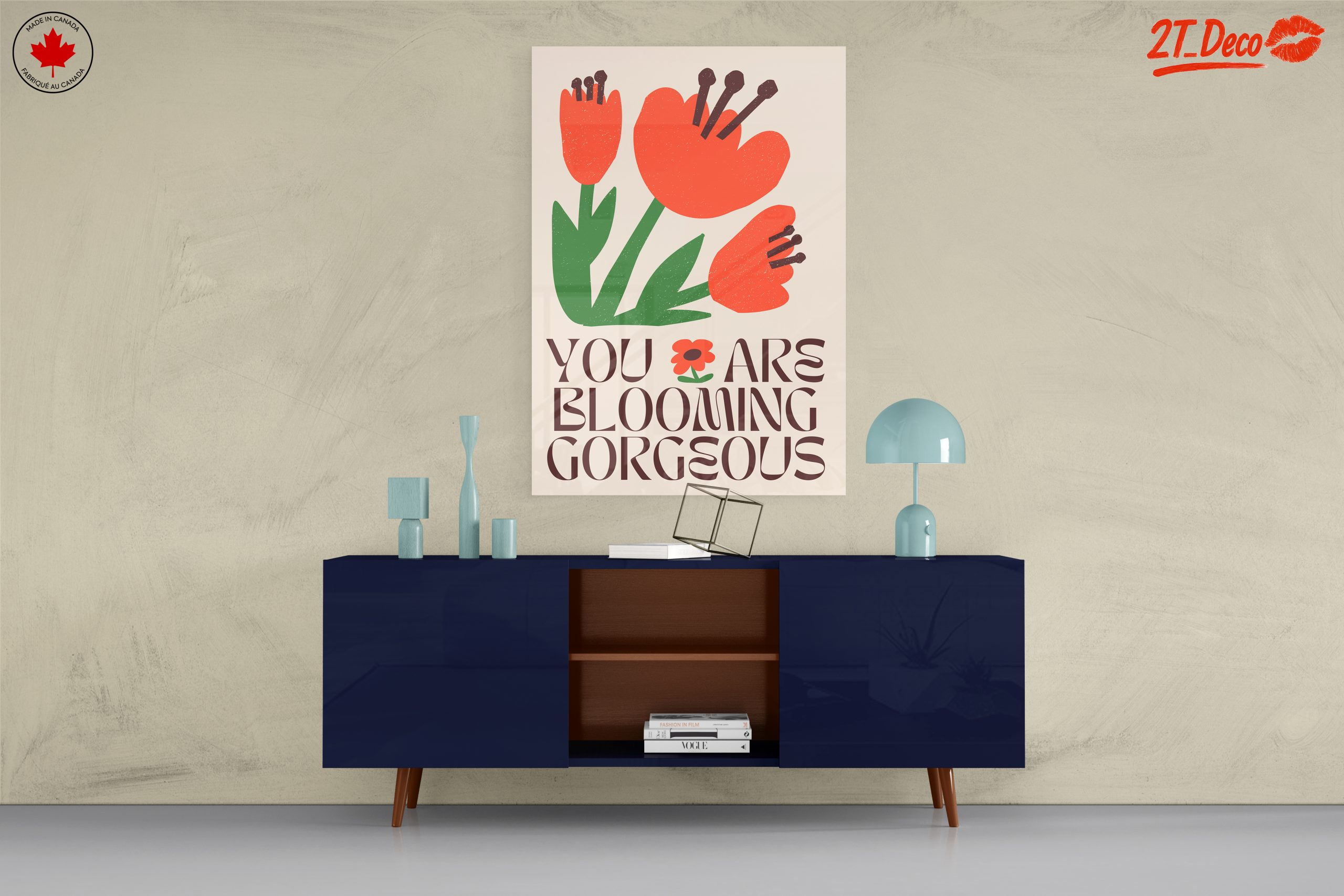 You Are Blooming Gorgeous Floral Art - Image 8