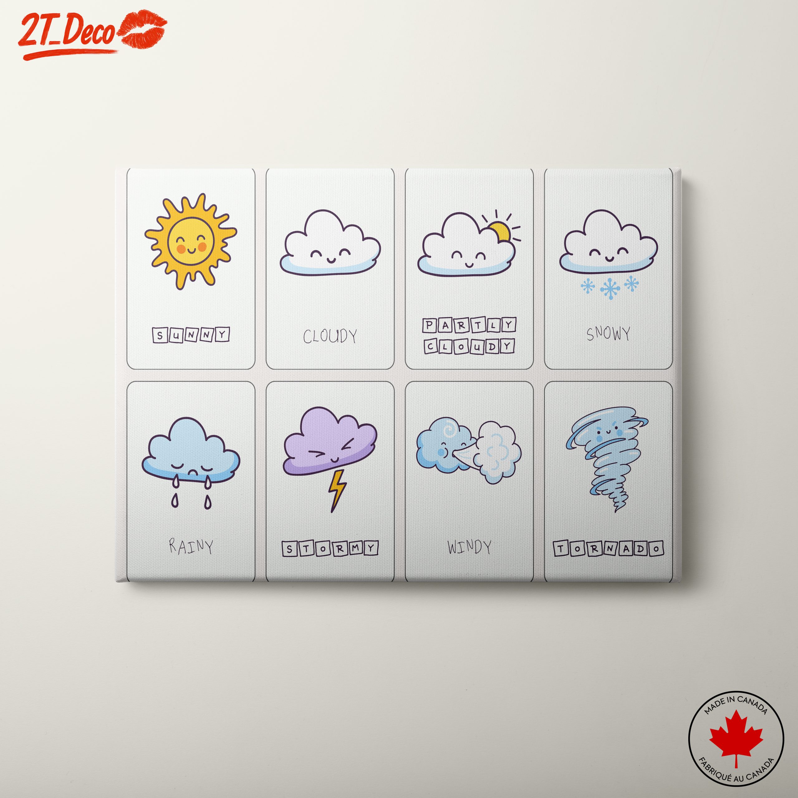 Playful Whimsical Weather Illustrations