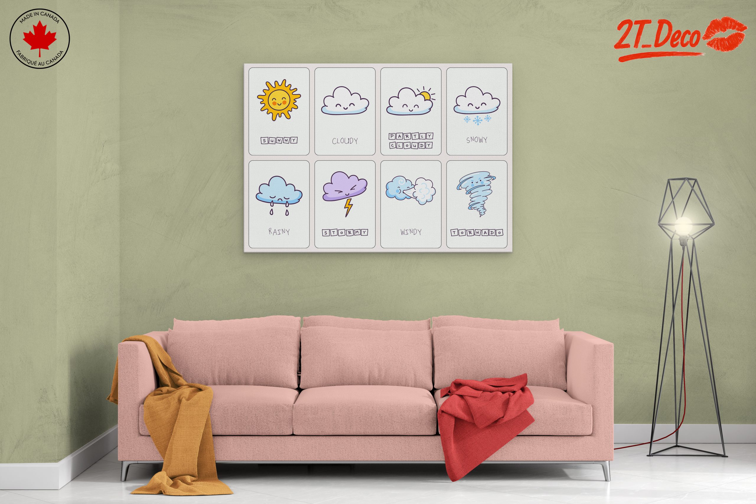Playful Whimsical Weather Illustrations - Image 2