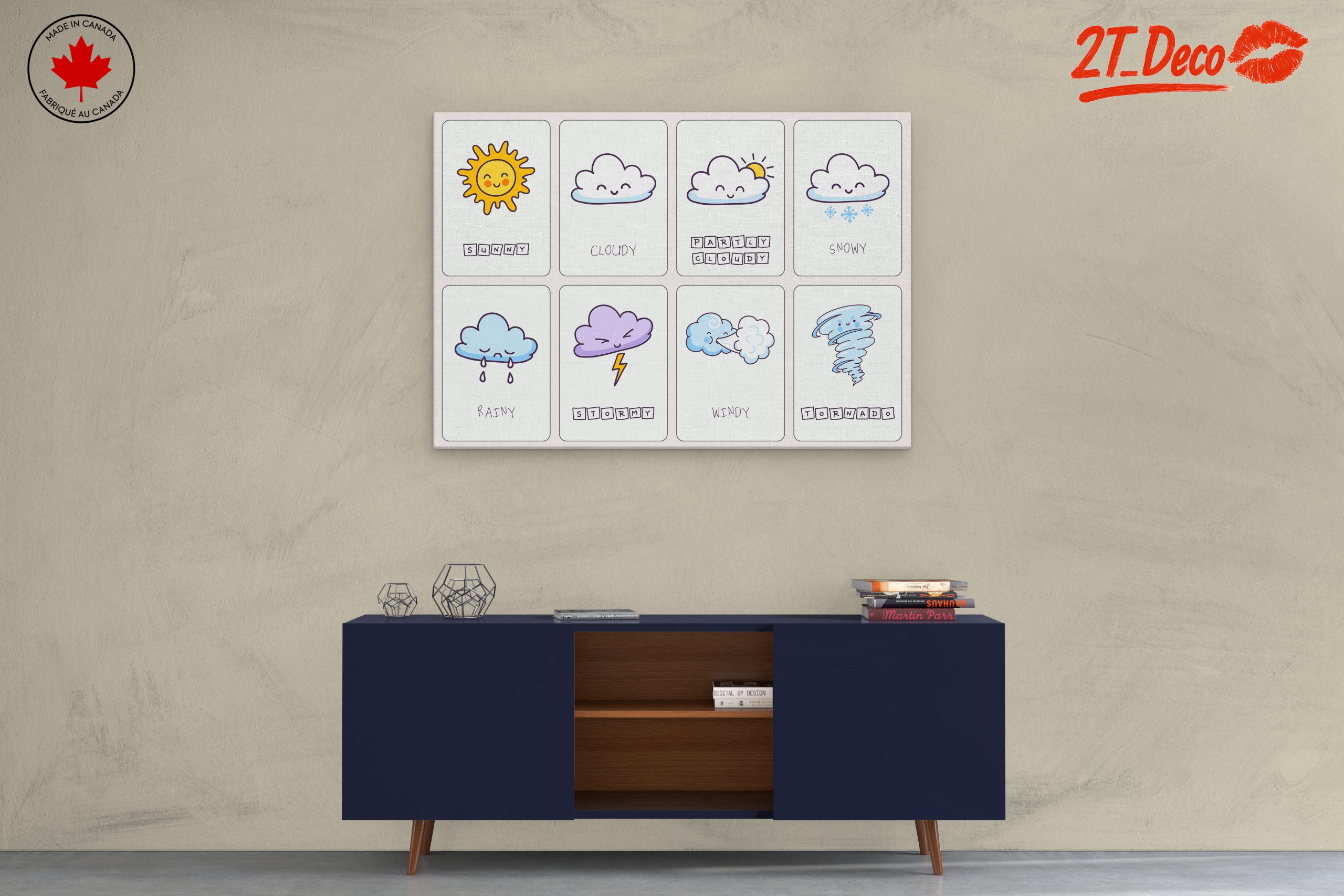 Playful Whimsical Weather Illustrations - Image 3