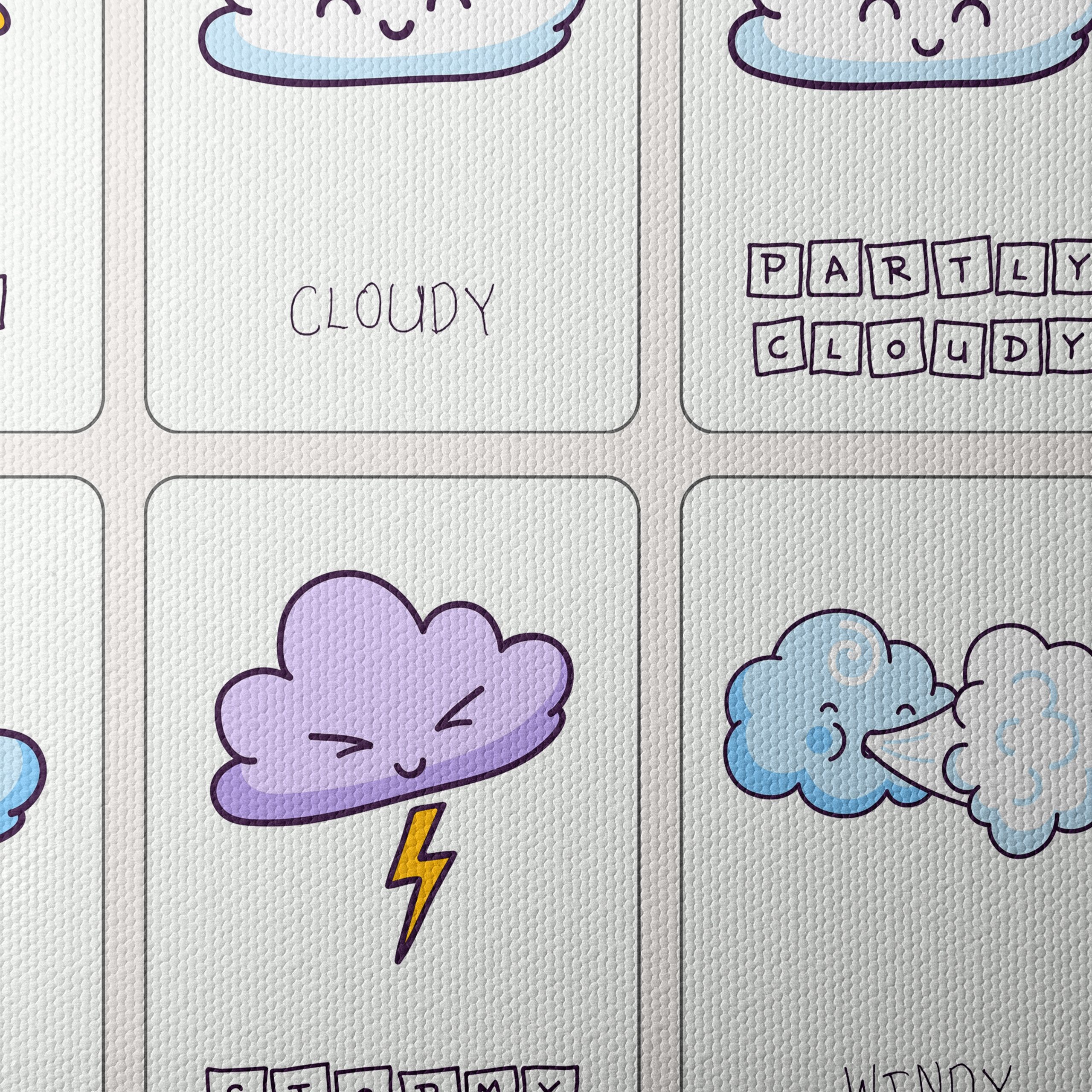 Playful Whimsical Weather Illustrations - Image 4