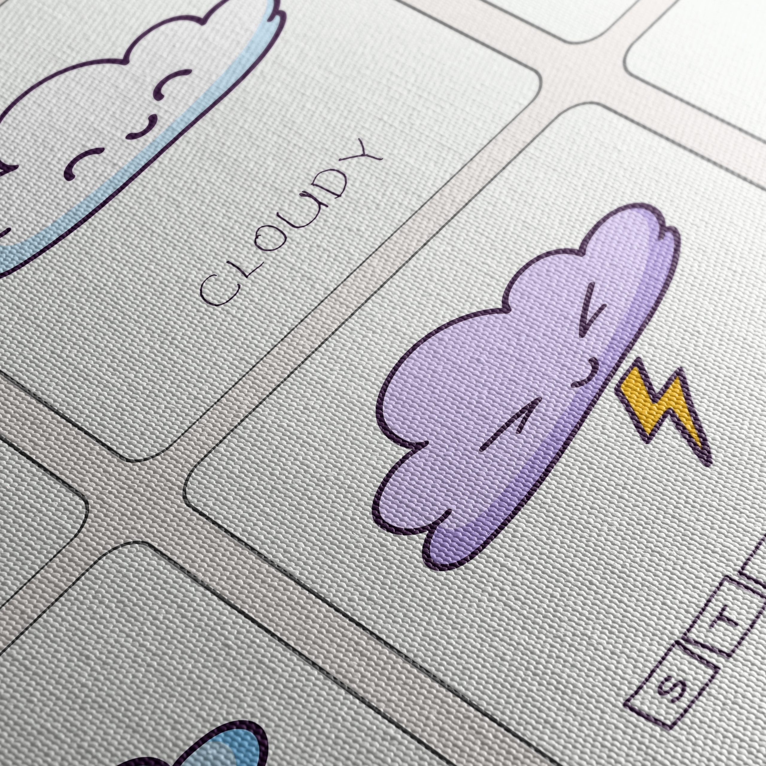 Playful Whimsical Weather Illustrations - Image 5