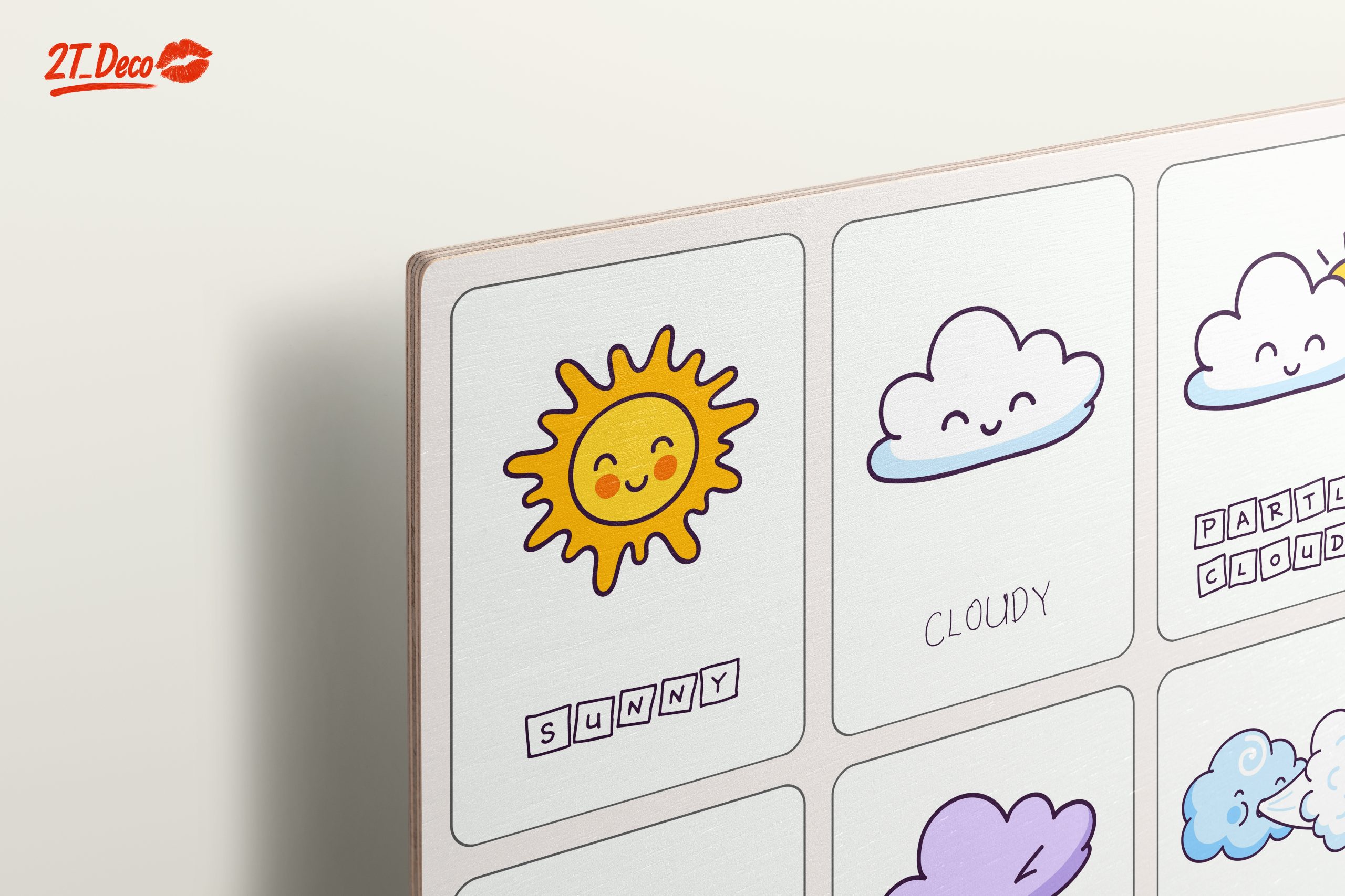 Playful Whimsical Weather Illustrations - Image 15