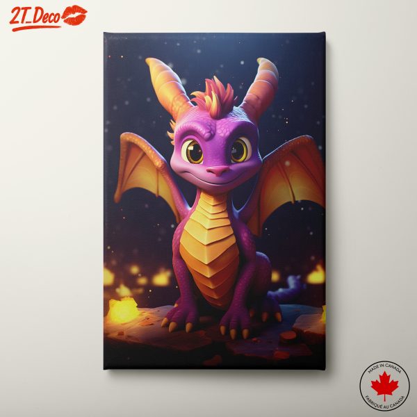 Playful Animated Dragon Character