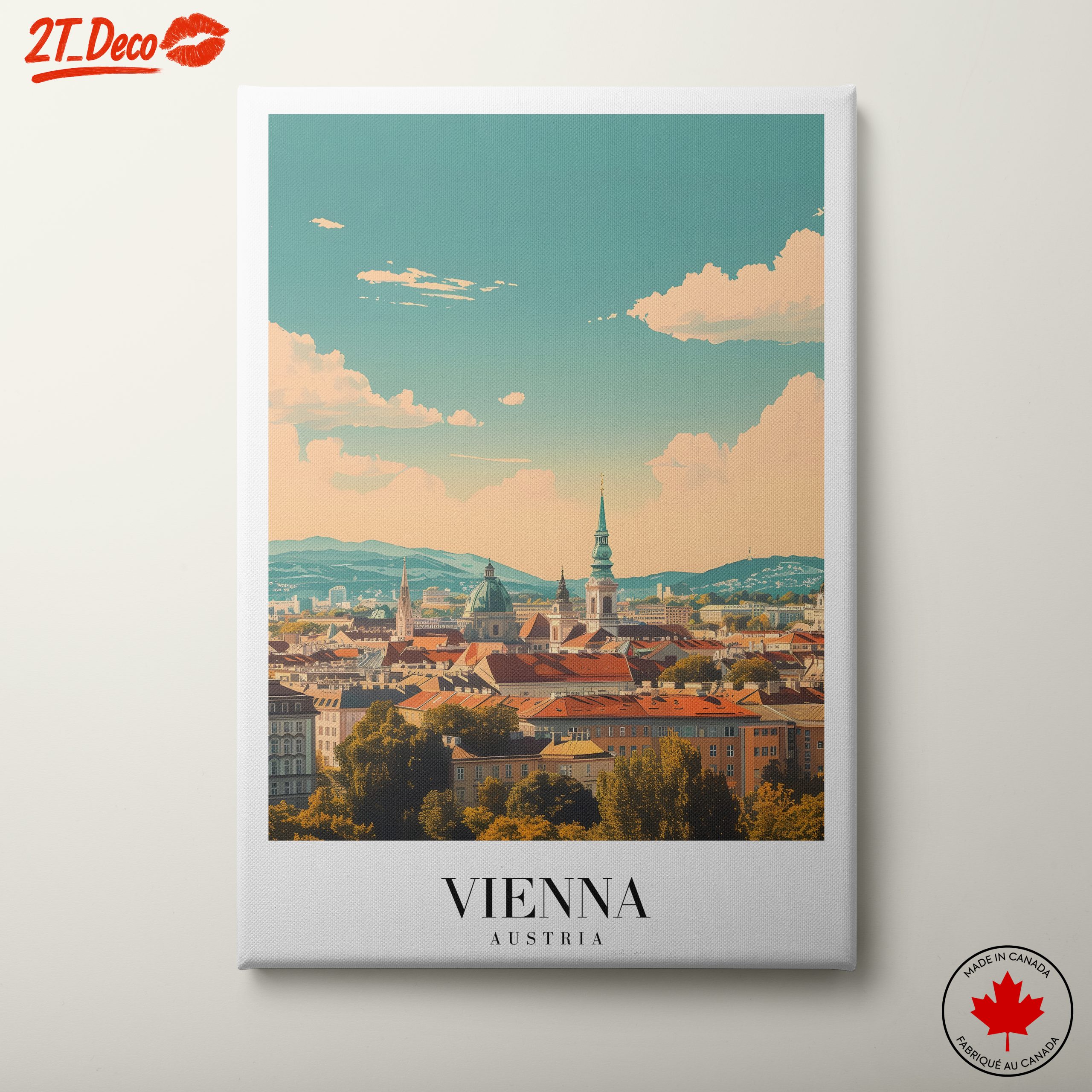 Vienna Cityscape Illustration