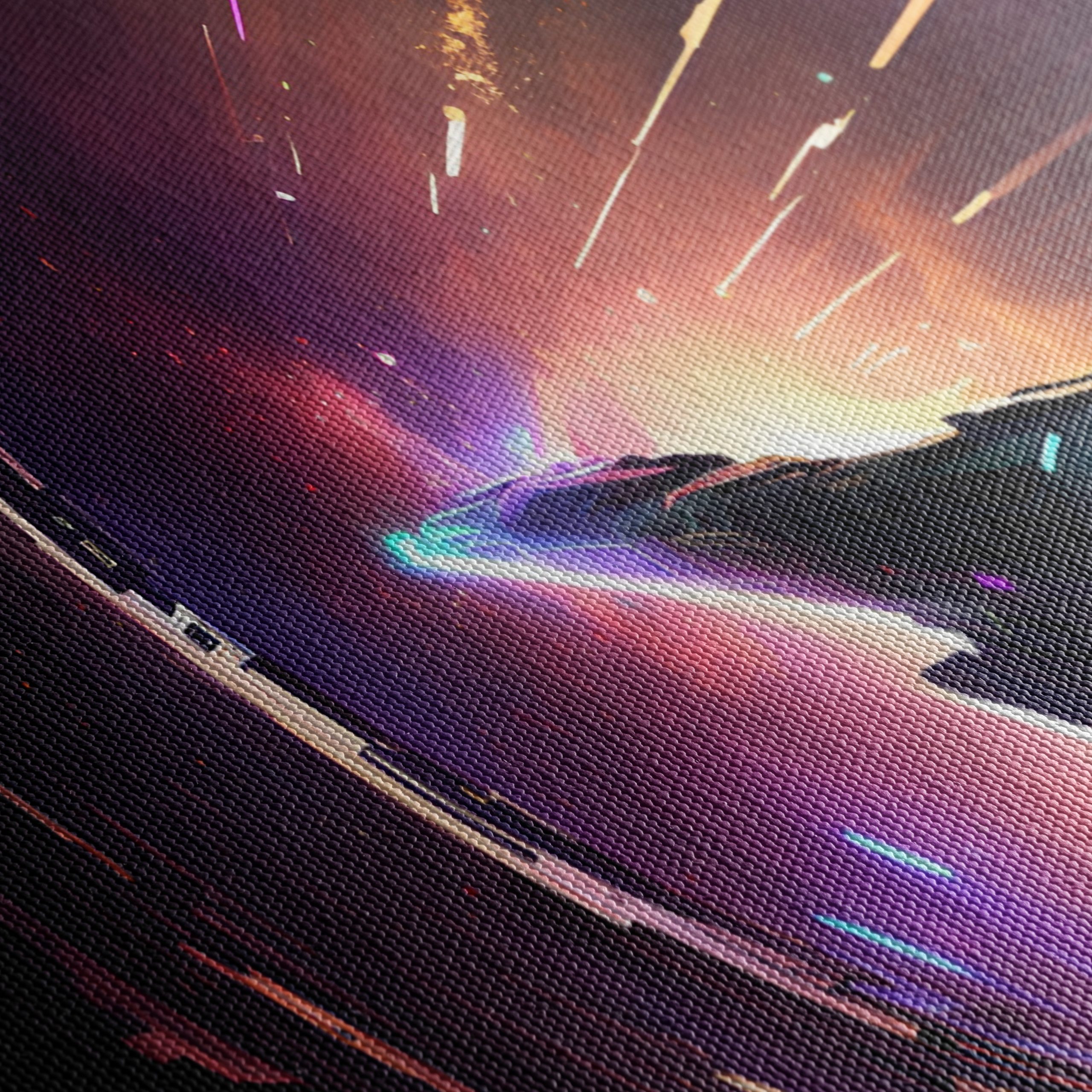Futuristic Space Adventure with Colorful Effects - Image 5