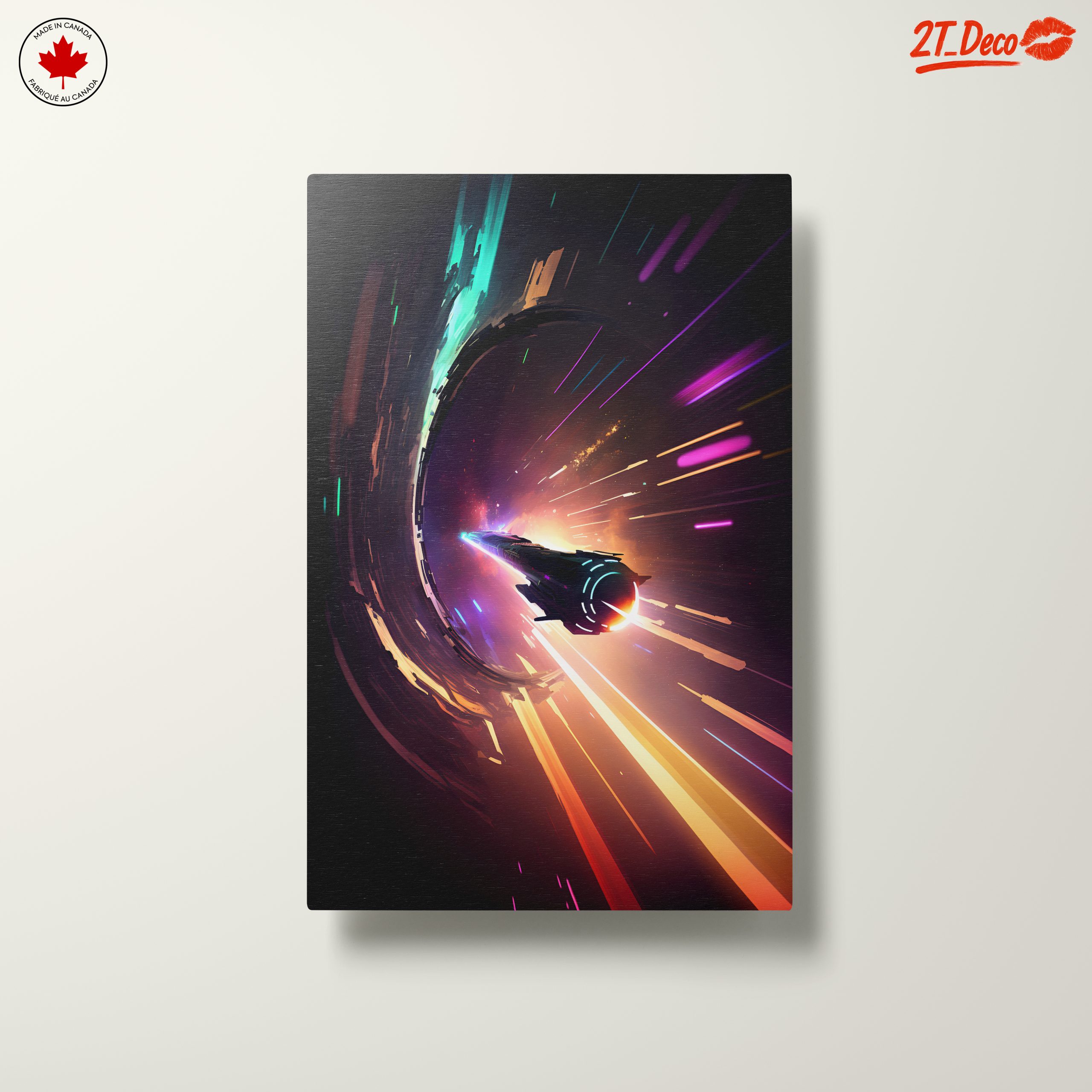 Futuristic Space Adventure with Colorful Effects - Image 10