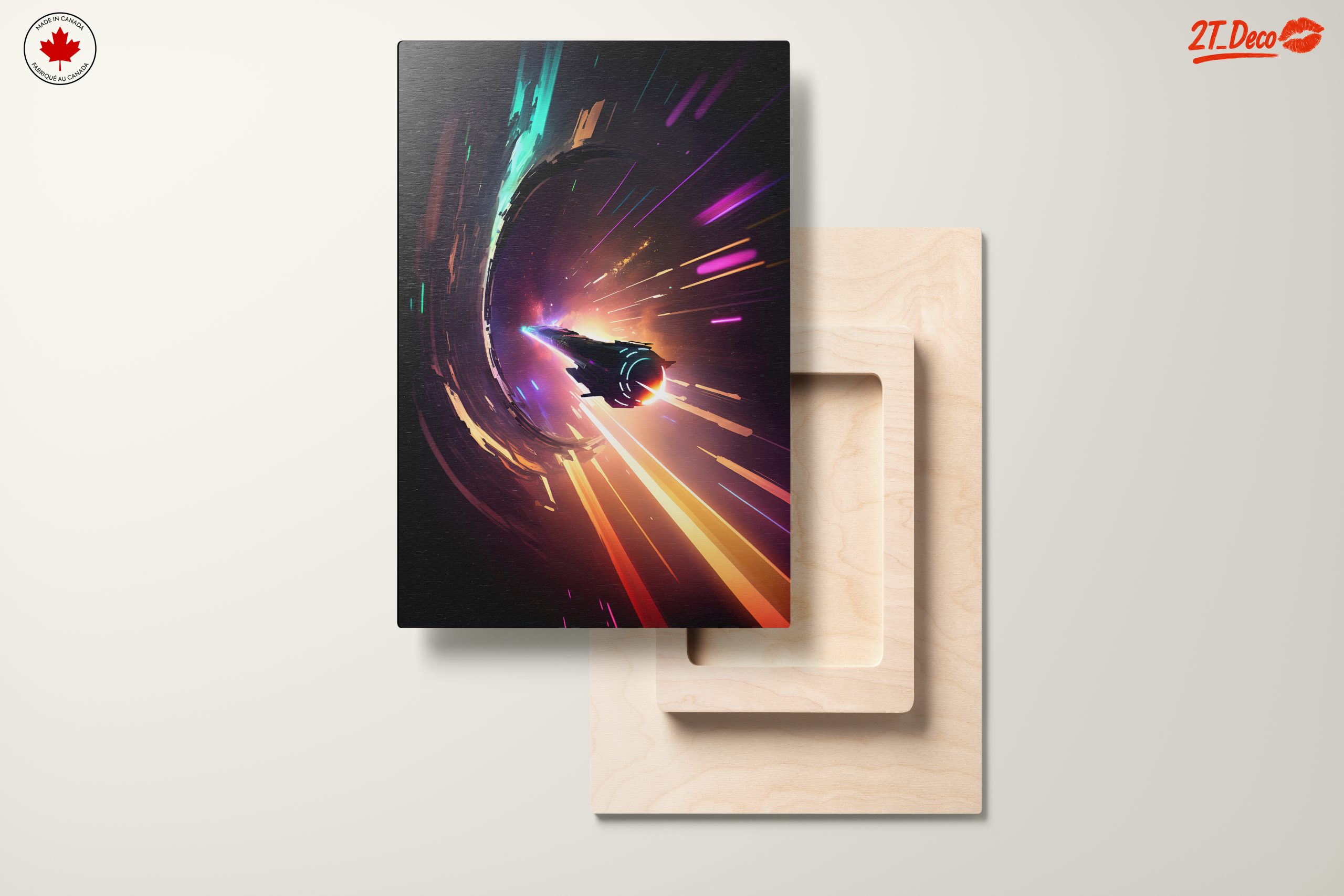 Futuristic Space Adventure with Colorful Effects - Image 11