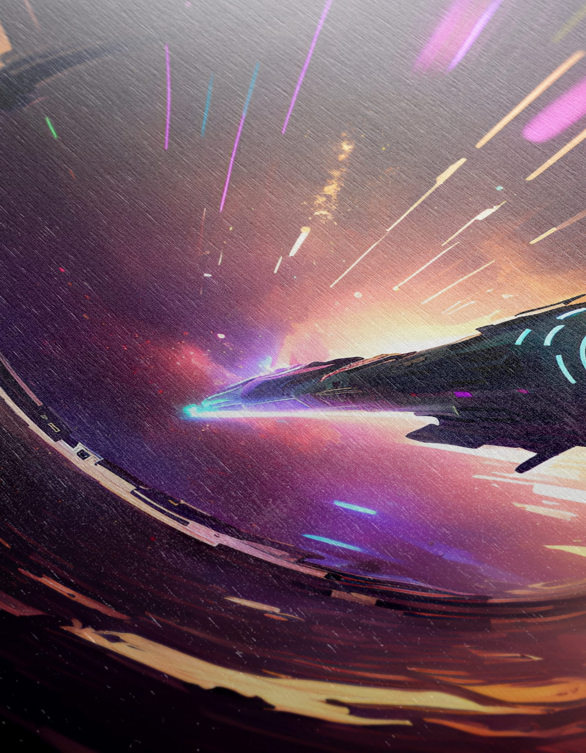 Futuristic Space Adventure with Colorful Effects - Image 12