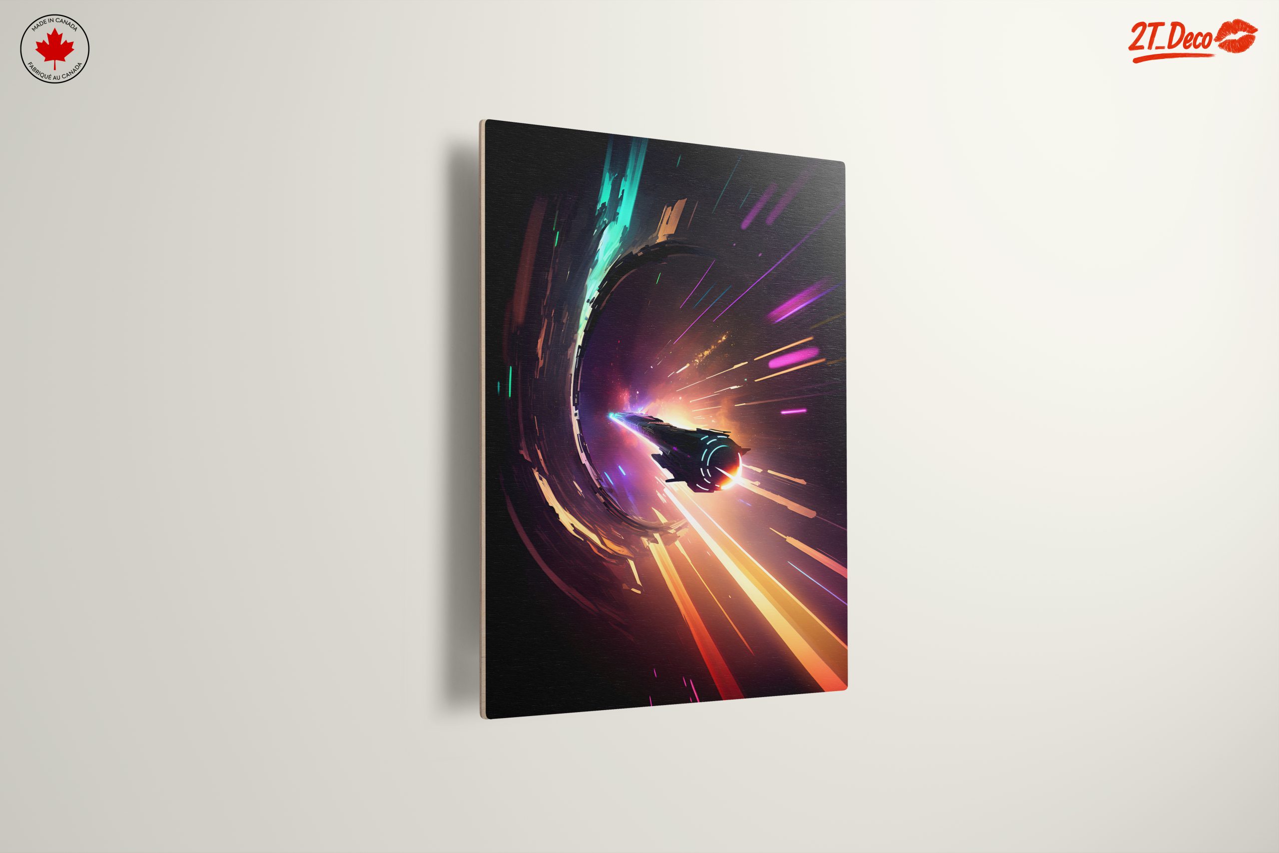 Futuristic Space Adventure with Colorful Effects - Image 13