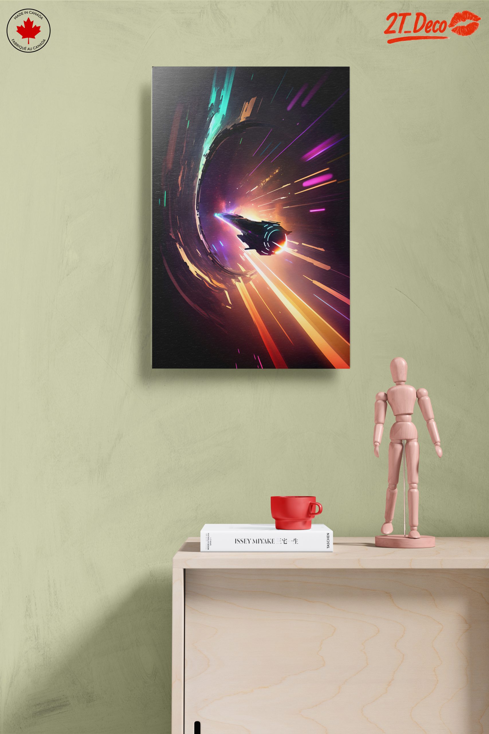 Futuristic Space Adventure with Colorful Effects - Image 14