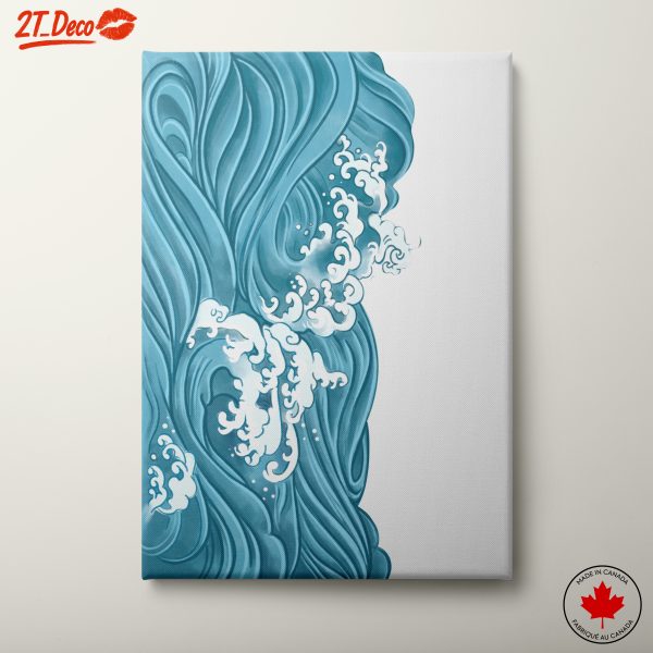 Abstract Waves and Ocean Inspired Art