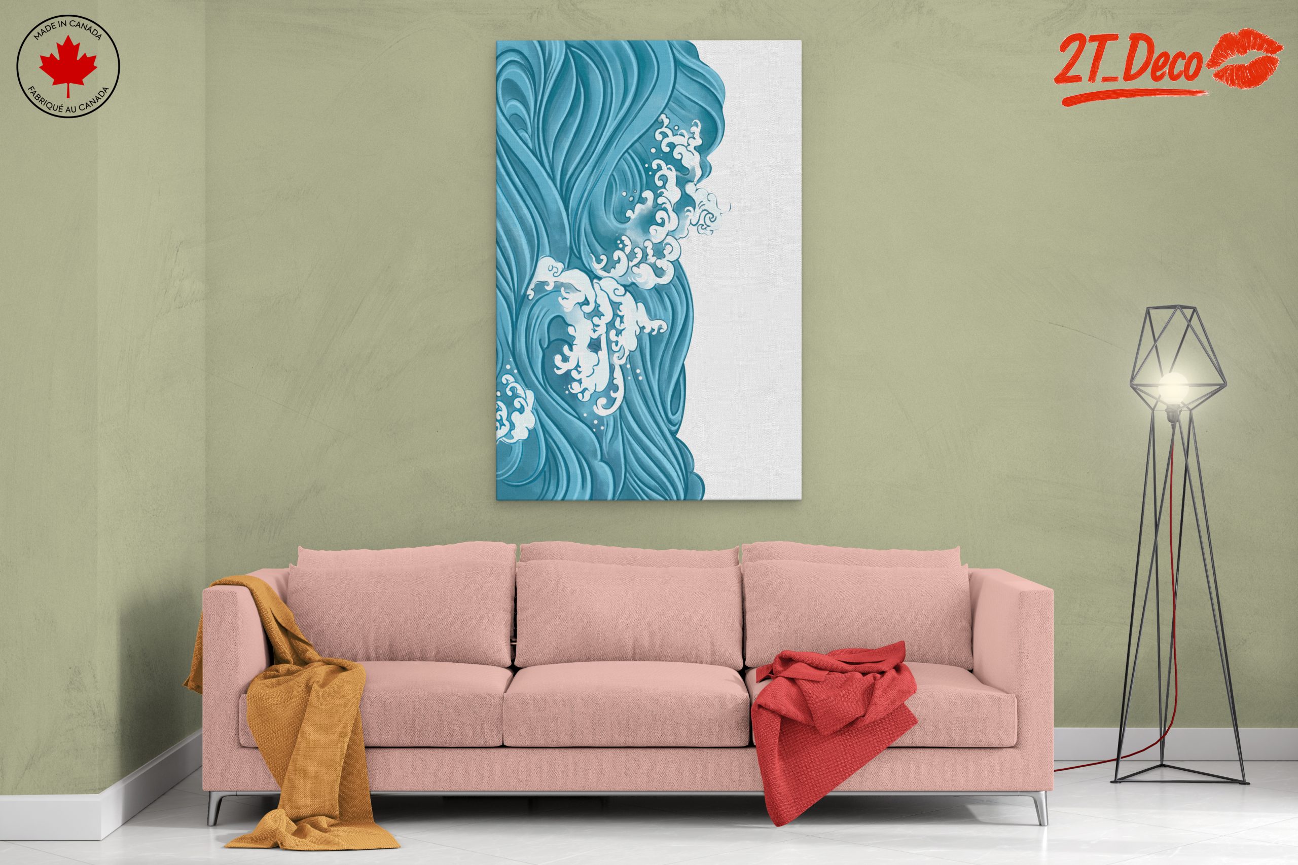 Abstract Waves and Ocean Inspired Art - Image 2