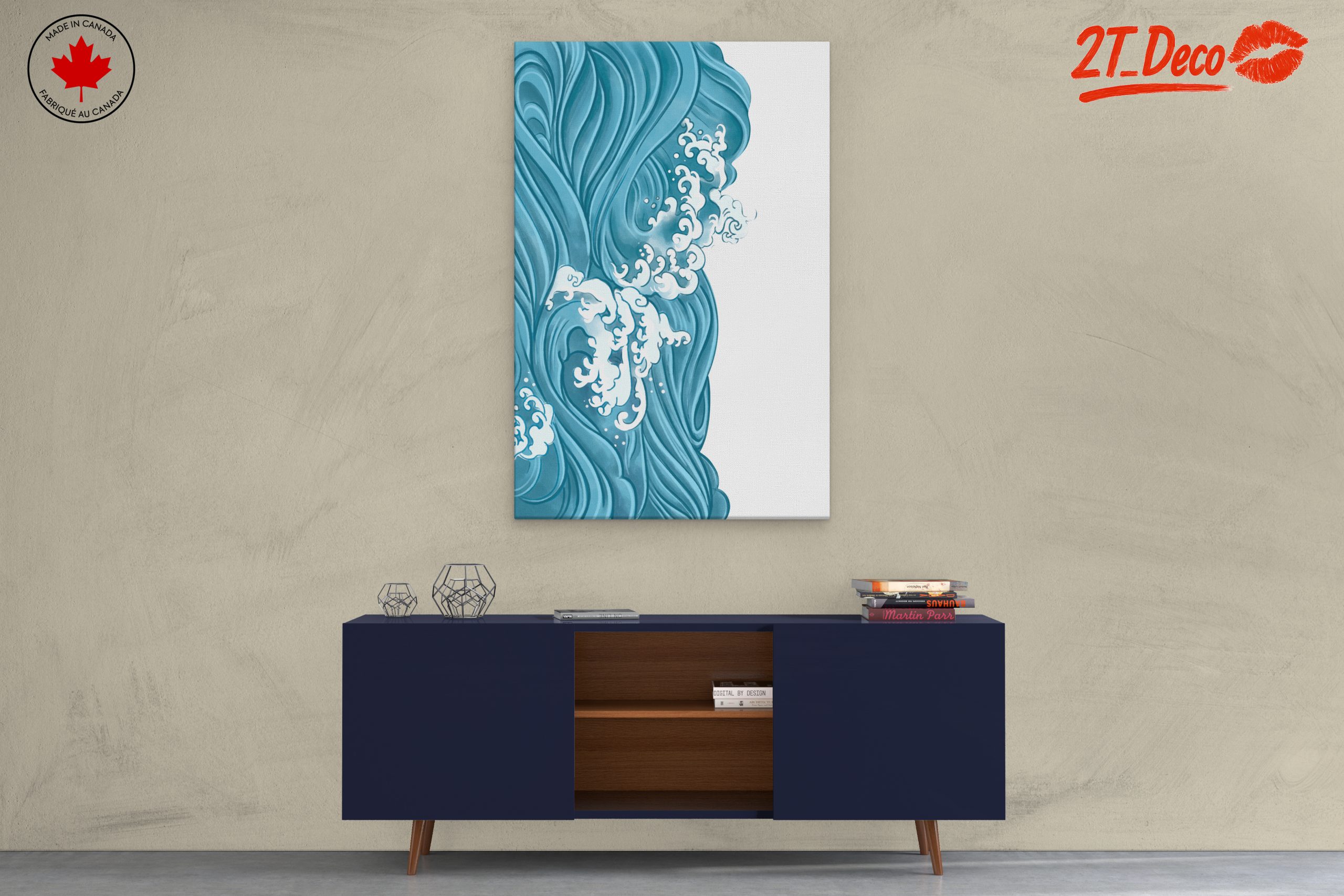 Abstract Waves and Ocean Inspired Art - Image 3